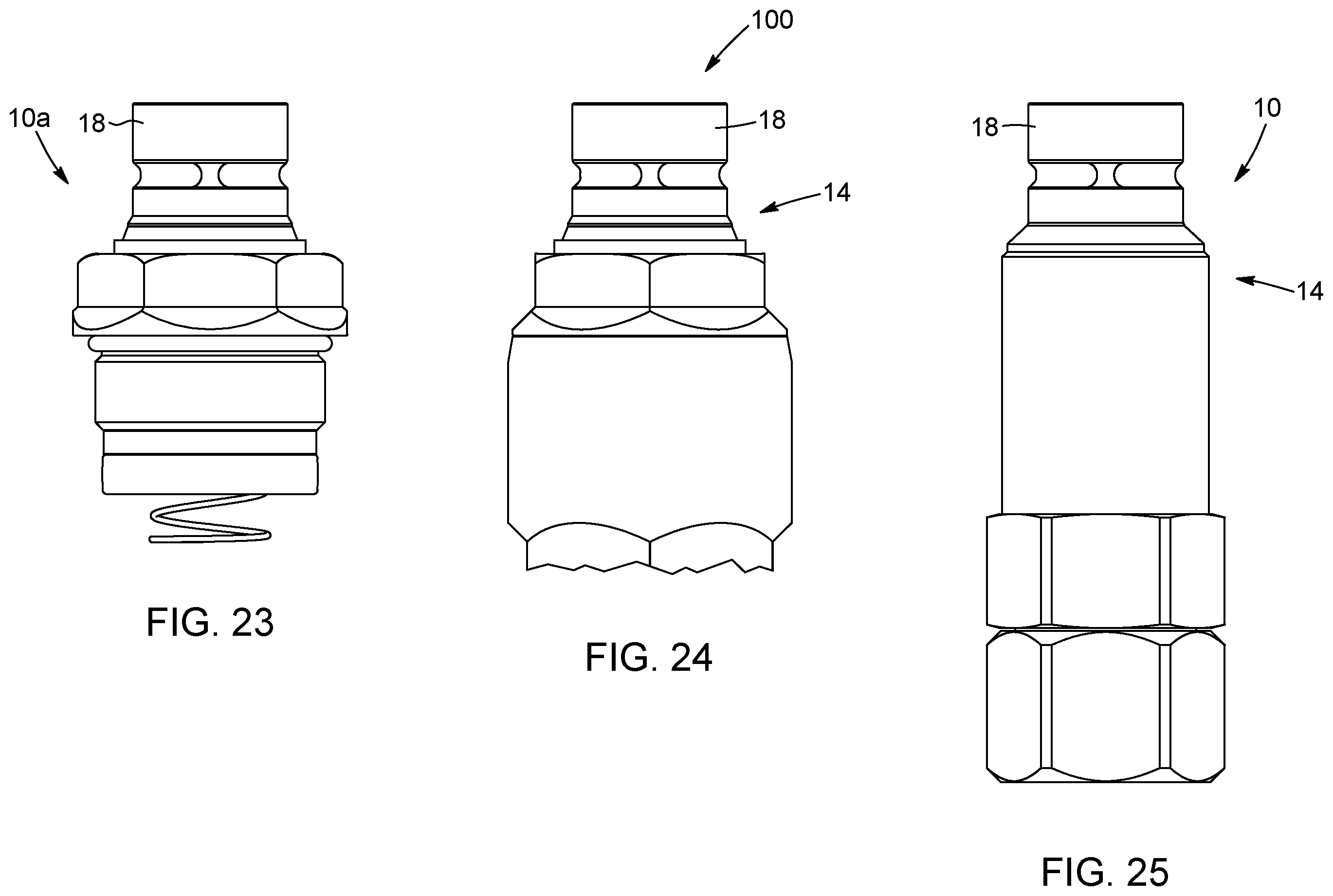 Patent US12422078 Figure 16 – Swivelling coupling with external sealing element