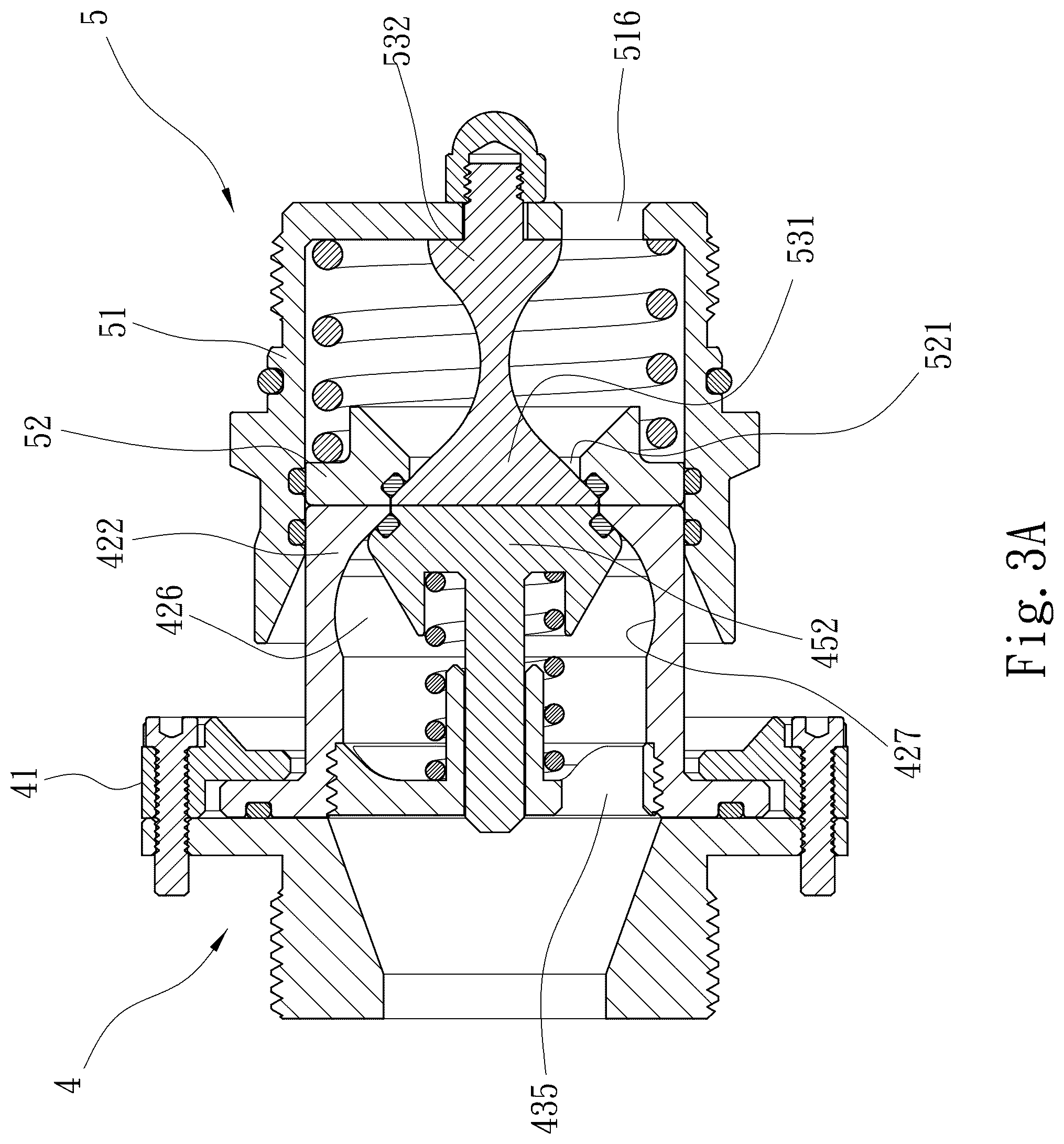 Patent US12422079 Figure 5 – Pipe coupling structure for fluid transportation system