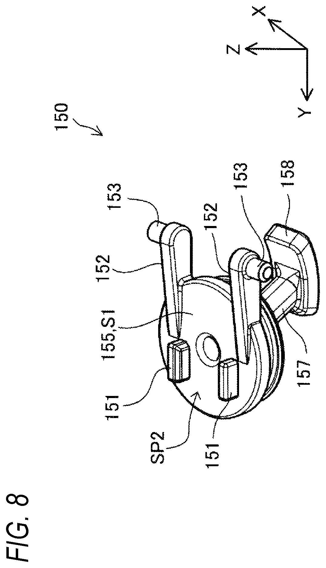 Patent US12422080 Figure 8 – Elbow pipe joint