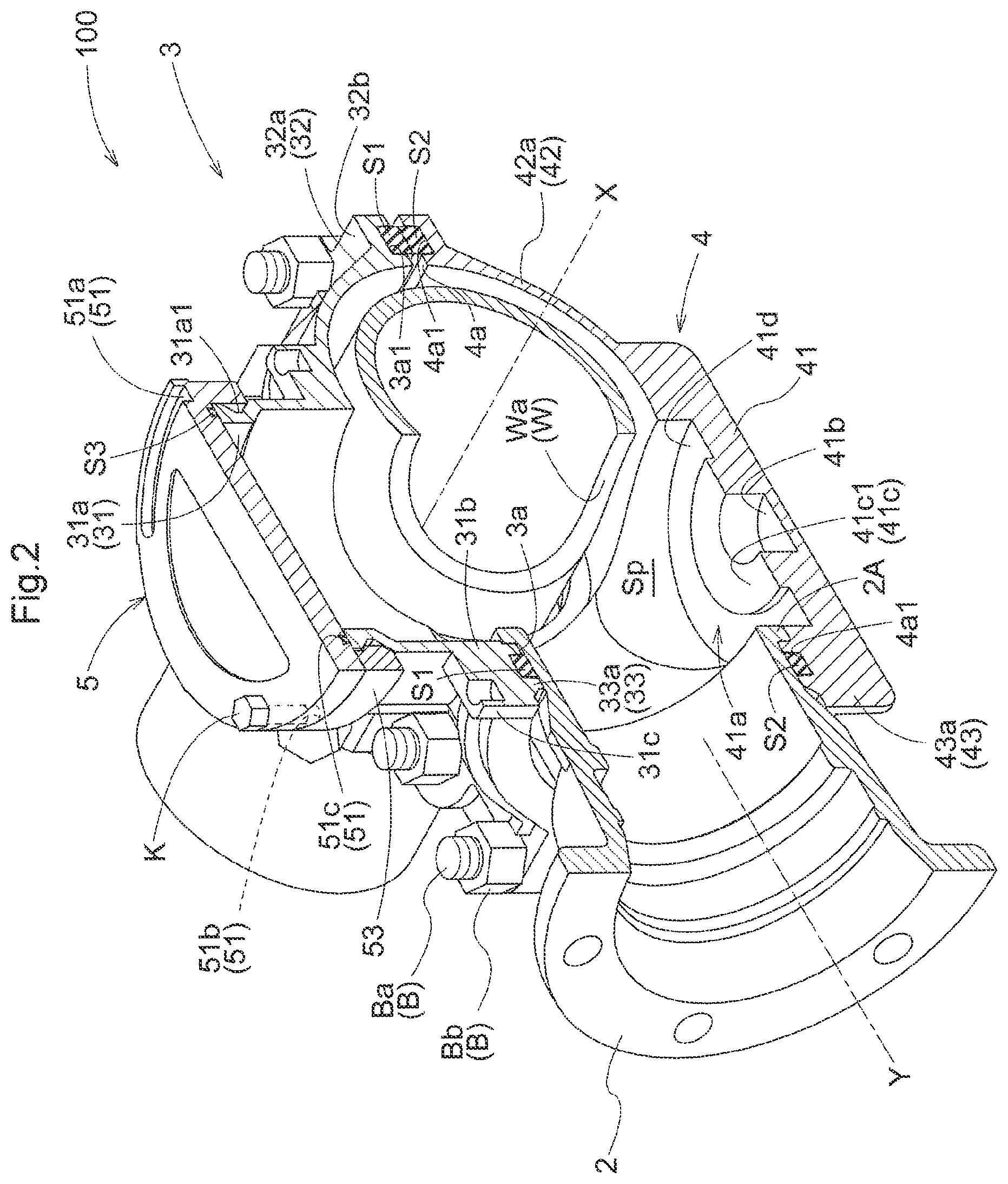 Patent US12422081 Figure 2 – Branch pipe forming apparatus, lid doubling as valve element, branch pipe forming apparatus with lid doubling as valve element, and branch pipe formation method