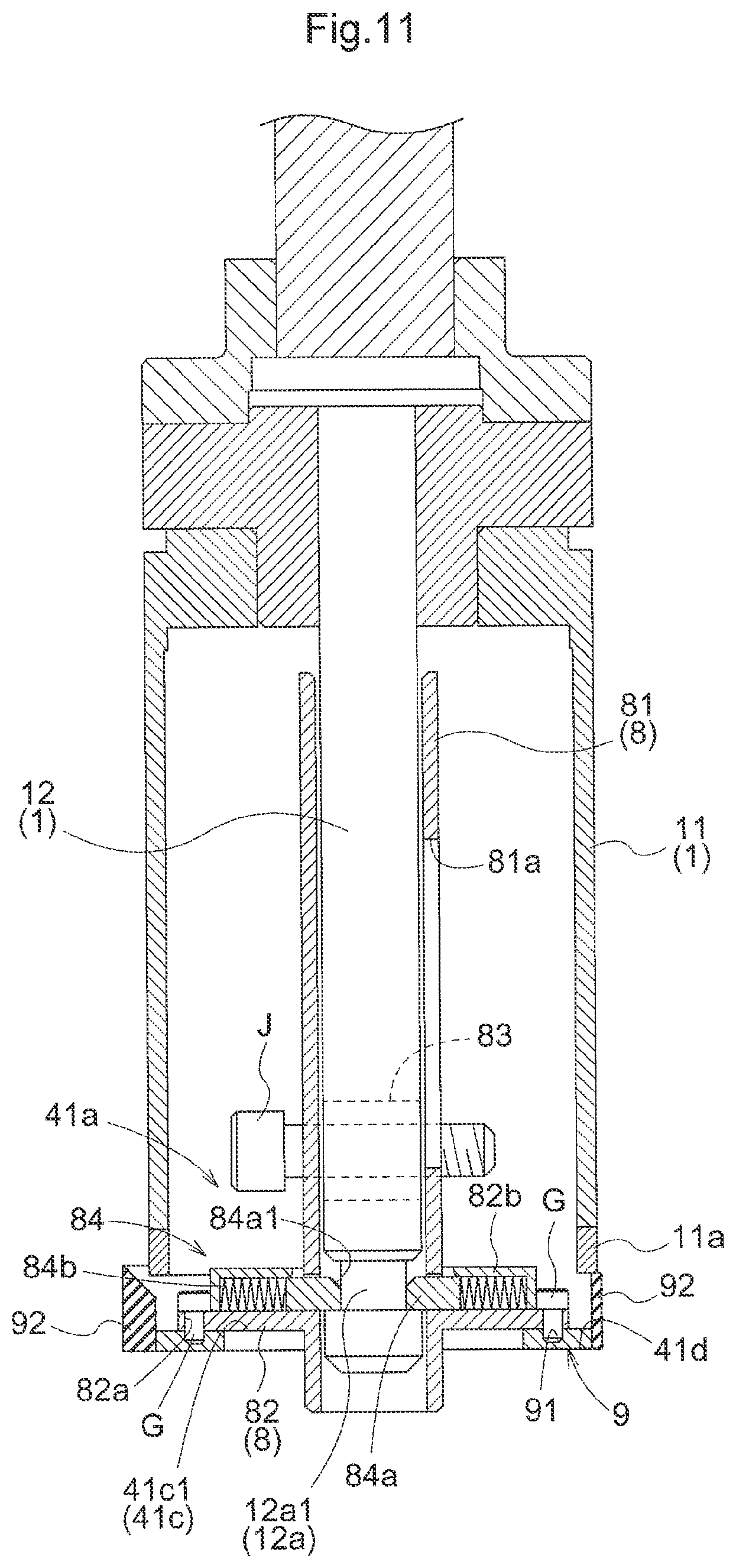 Patent US12422081 Figure 11 – Branch pipe forming apparatus, lid doubling as valve element, branch pipe forming apparatus with lid doubling as valve element, and branch pipe formation method