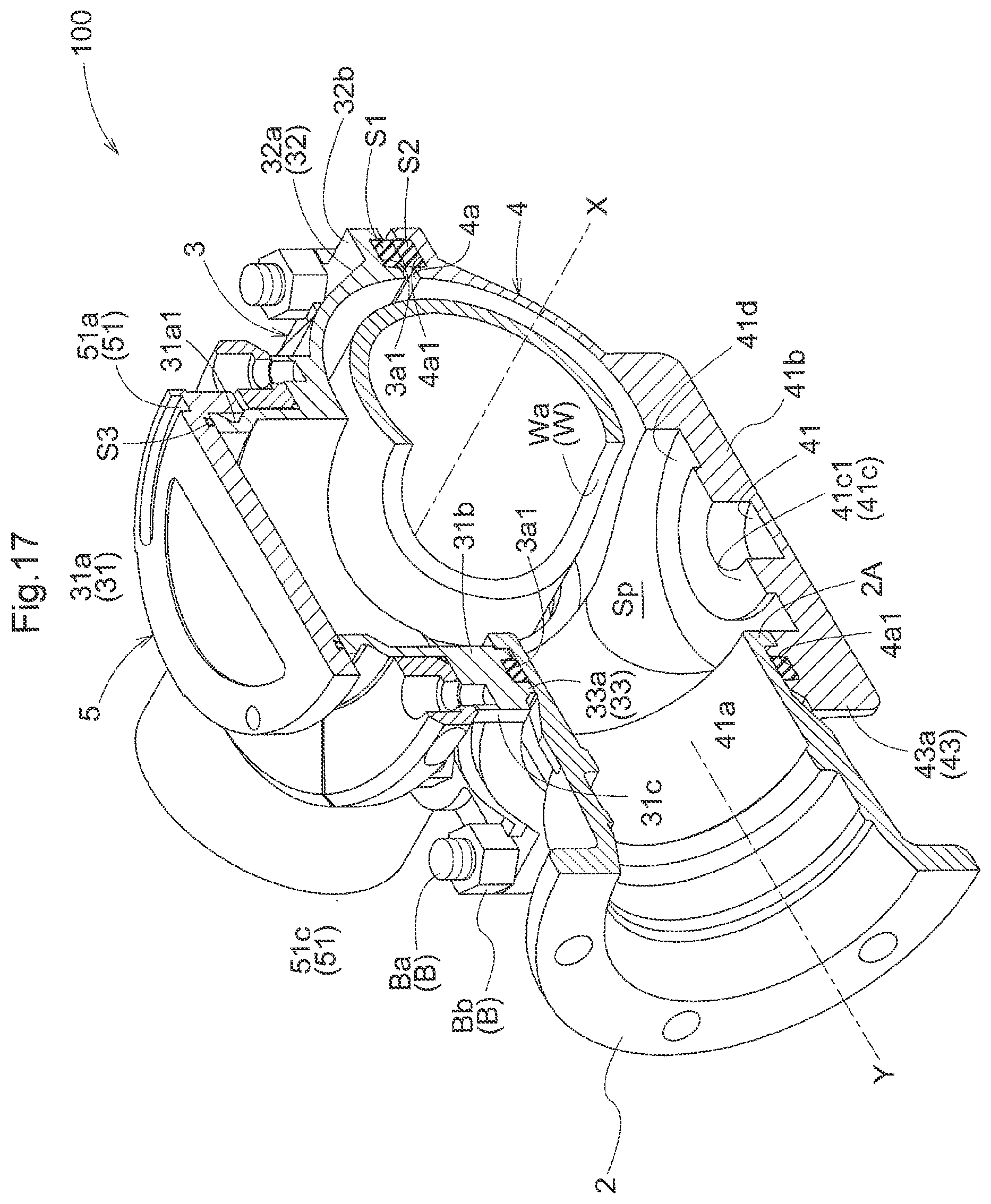 Patent US12422081 Figure 16 – Branch pipe forming apparatus, lid doubling as valve element, branch pipe forming apparatus with lid doubling as valve element, and branch pipe formation method