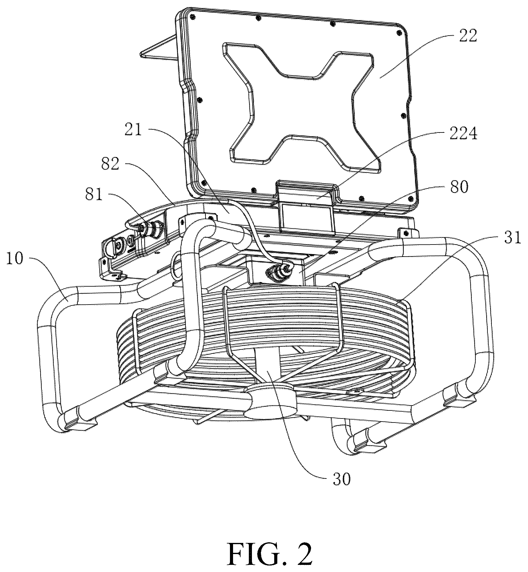 Patent US12422084 Figure 2 – Pipeline detector