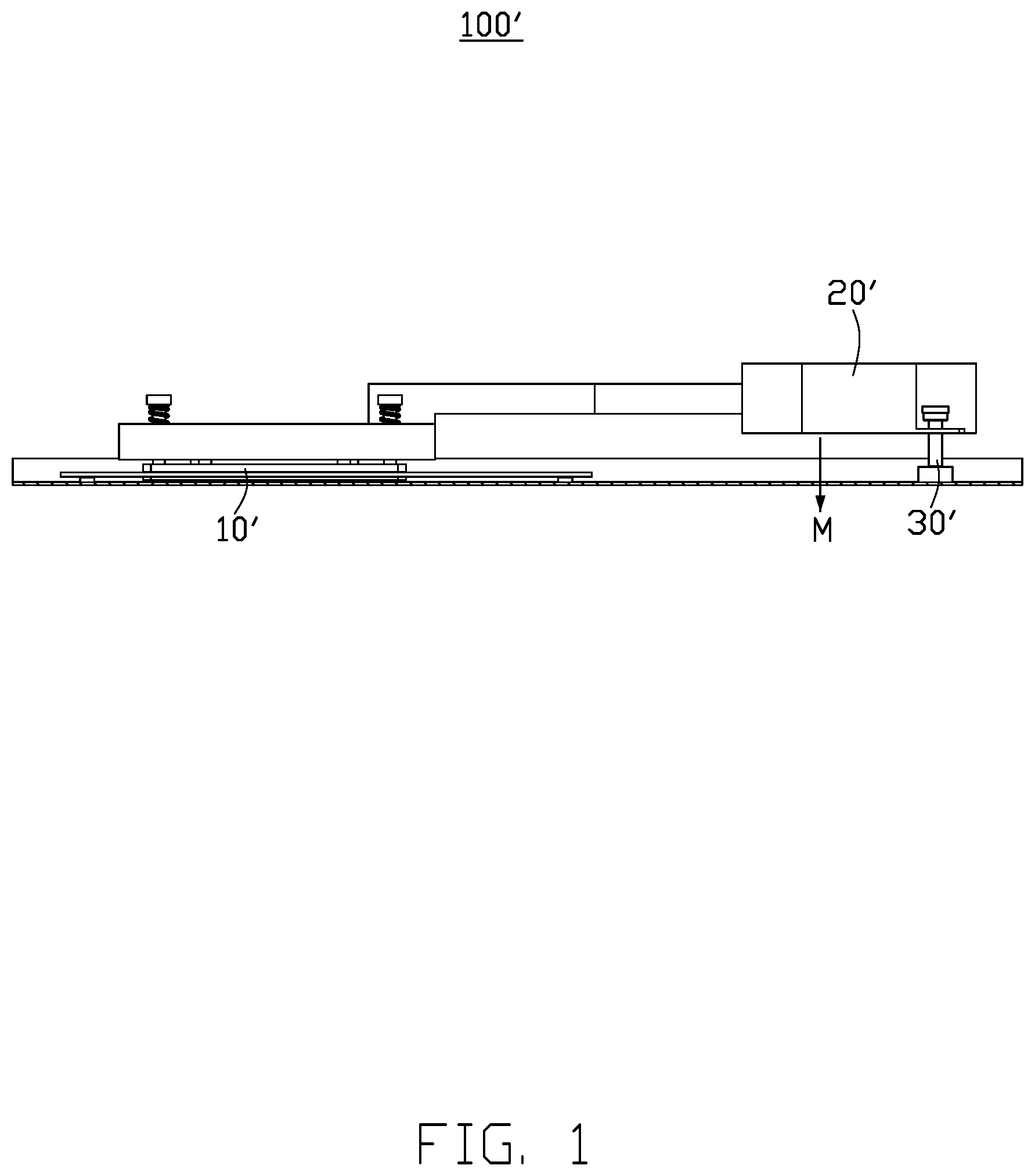 Patent US12422086 Figure 1 – Supporting bolt, cantilever supporting structure and conducting device