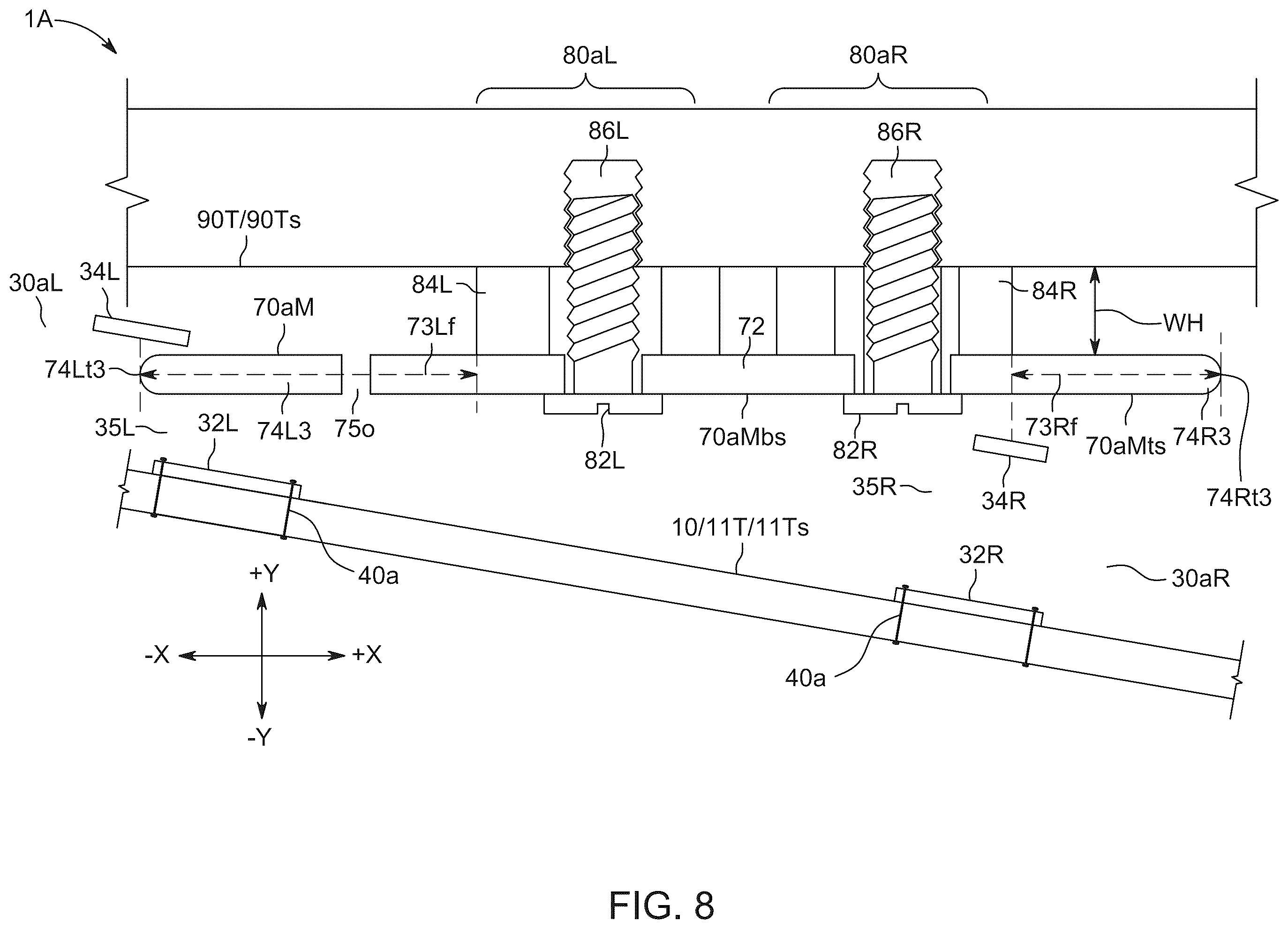 Patent US12422088 Figure 8 – Carrier mounting systems