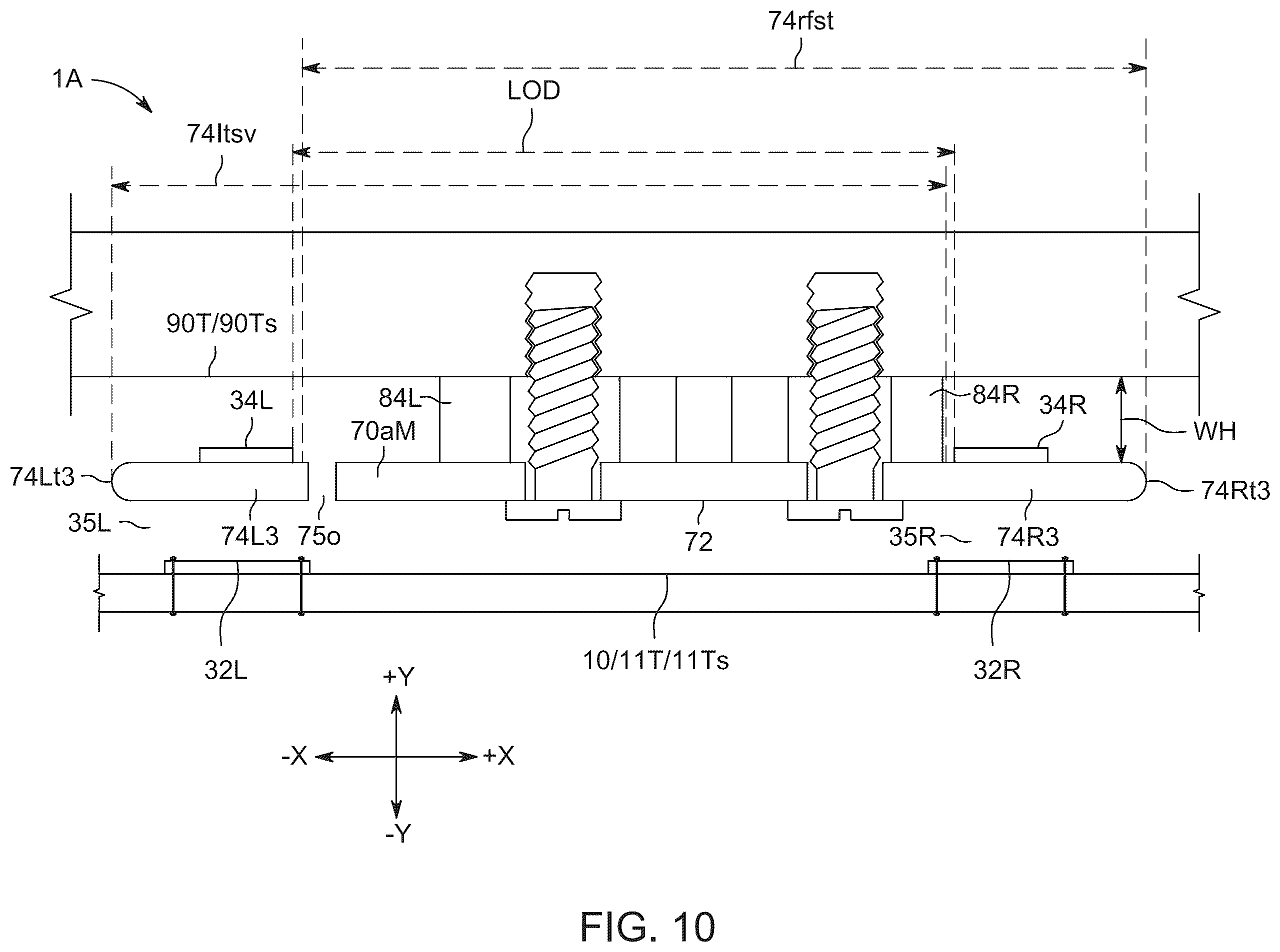 Patent US12422088 Figure 10 – Carrier mounting systems