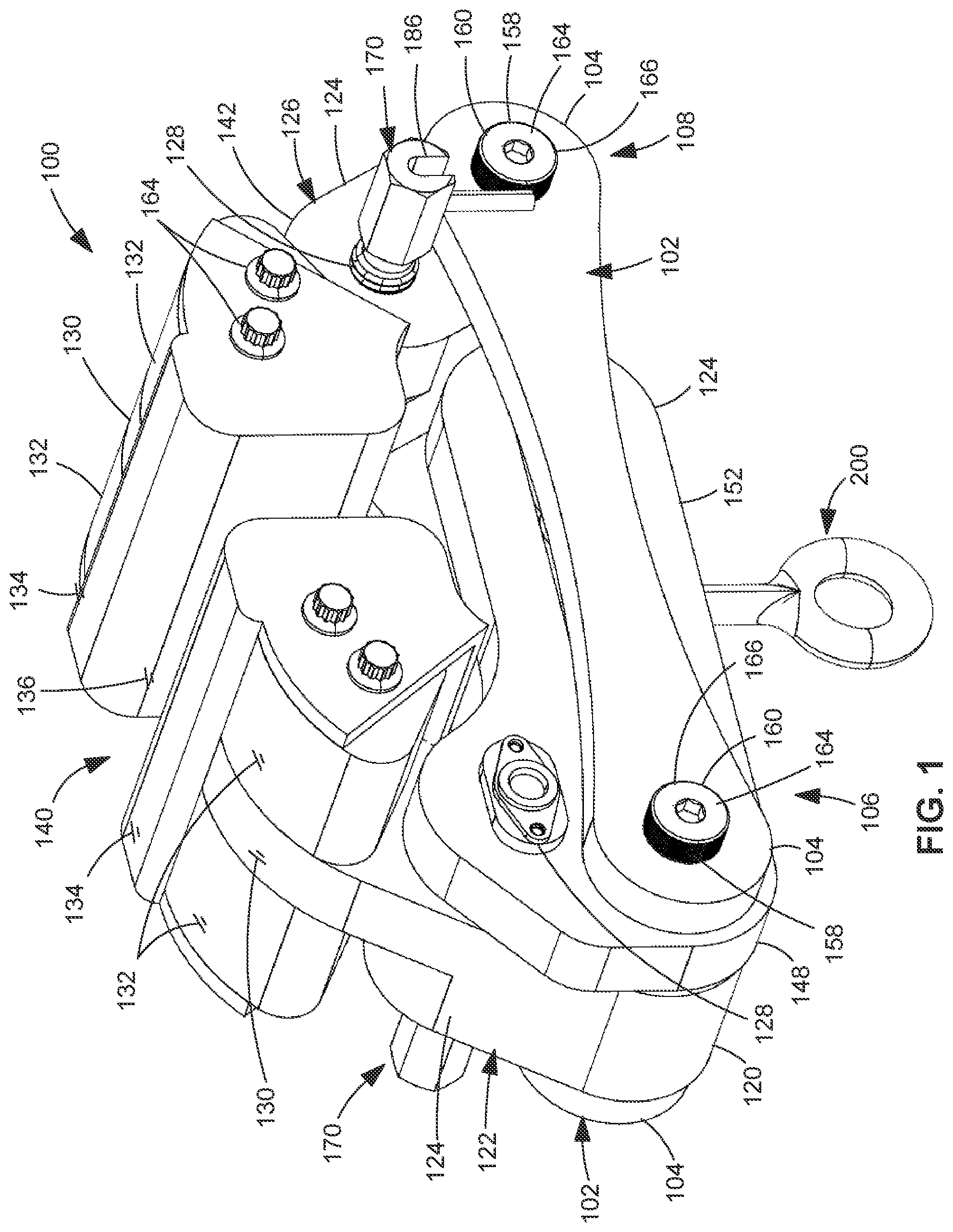 Patent US12422091 — Beam anchor and method of use — Figure 1