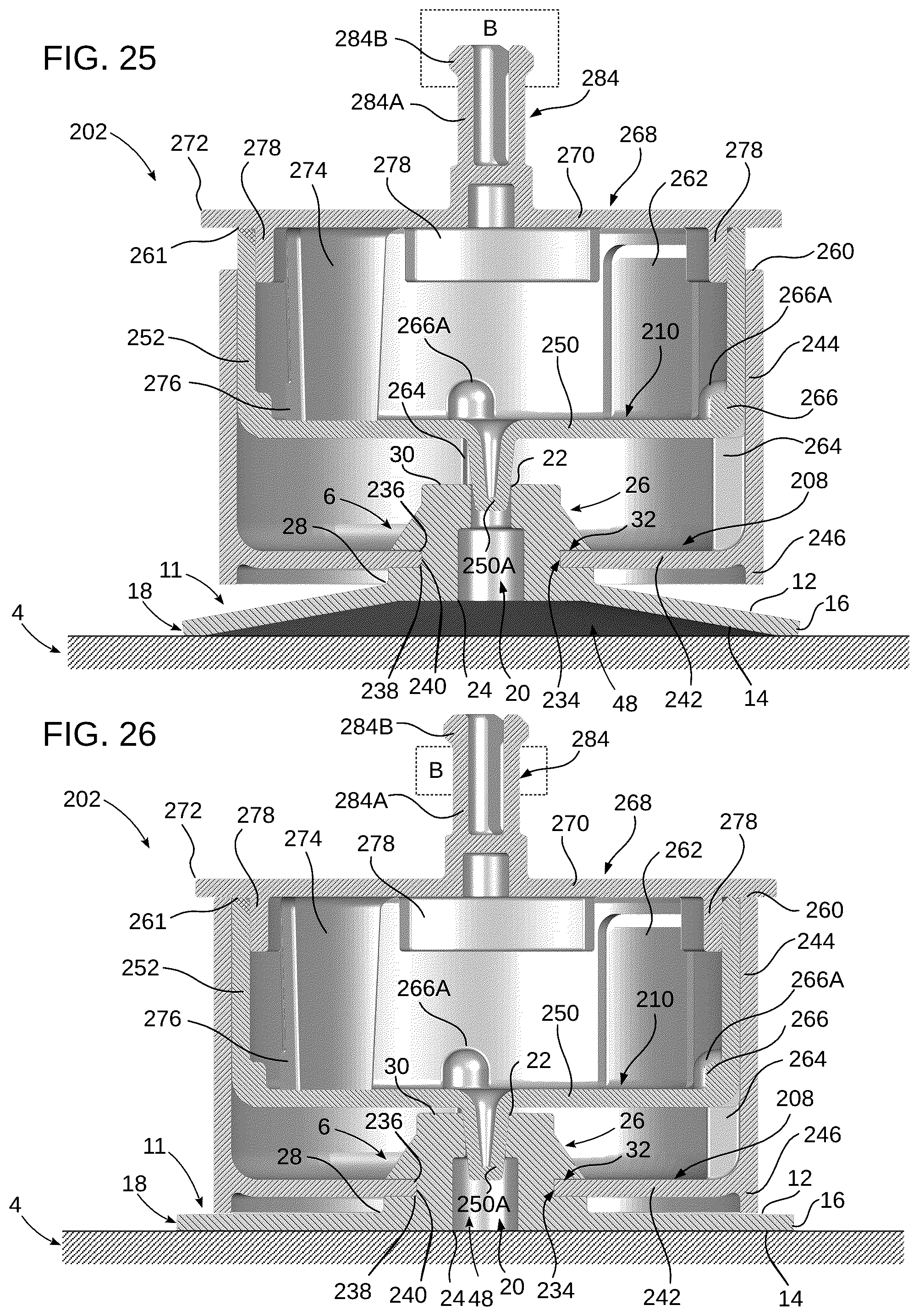 Patent US12422093 Figure 12 – Quick-release anchoring apparatus with stem-mounted air valve