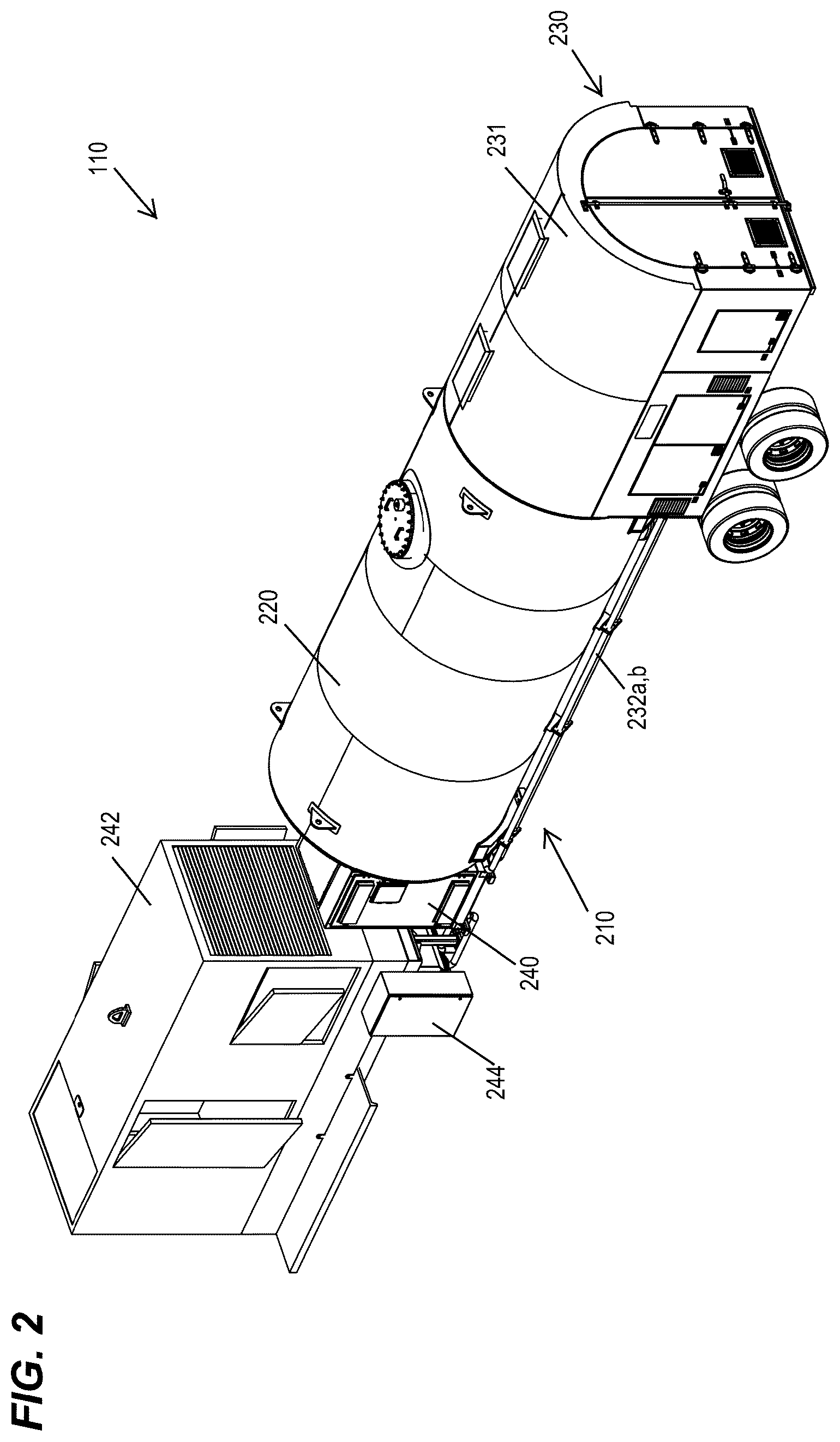 Patent US12422097 Figure 2 – Mobile liquid hydrogen recharger