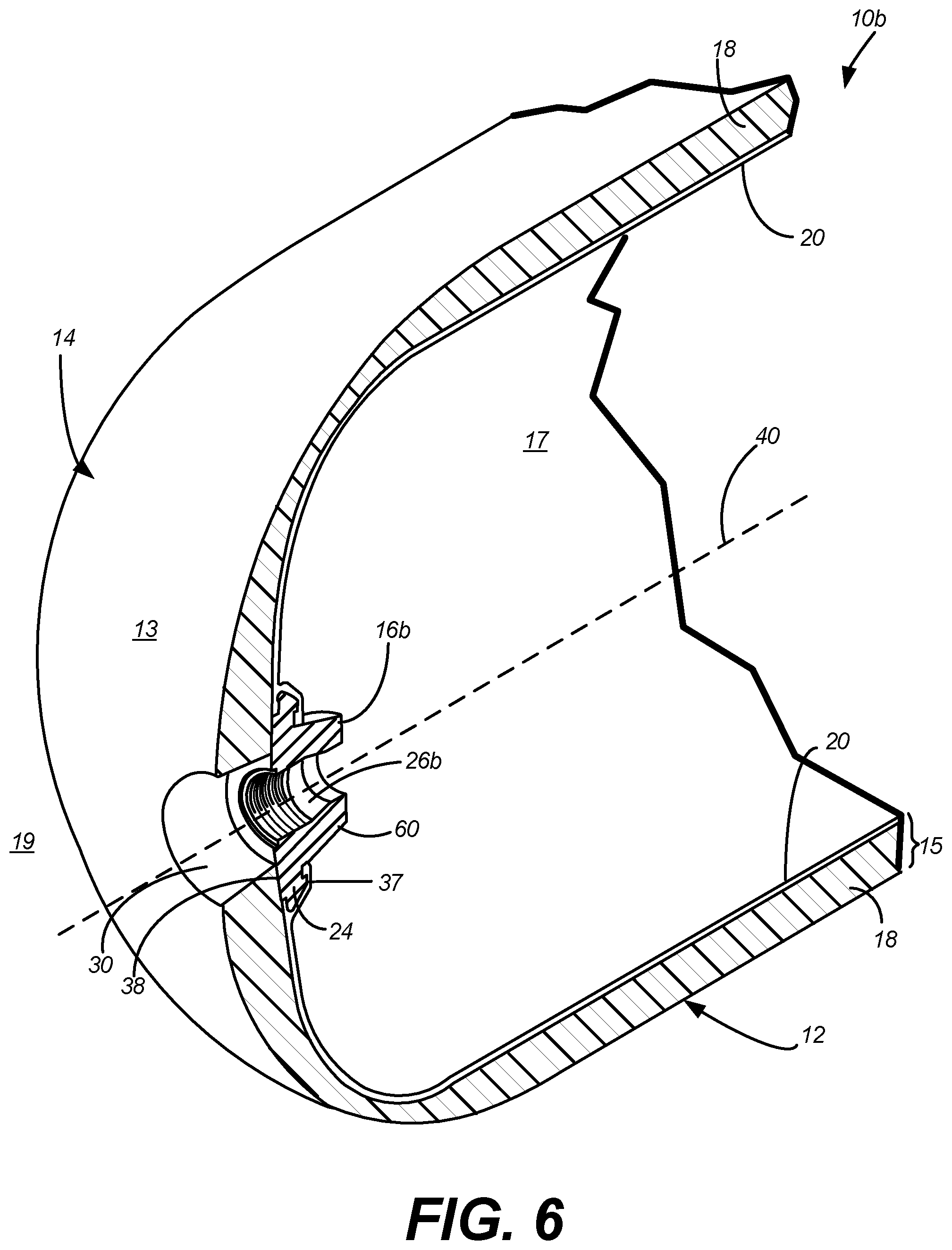 Patent US12422102 Figure 5 – Boss with inverted neck