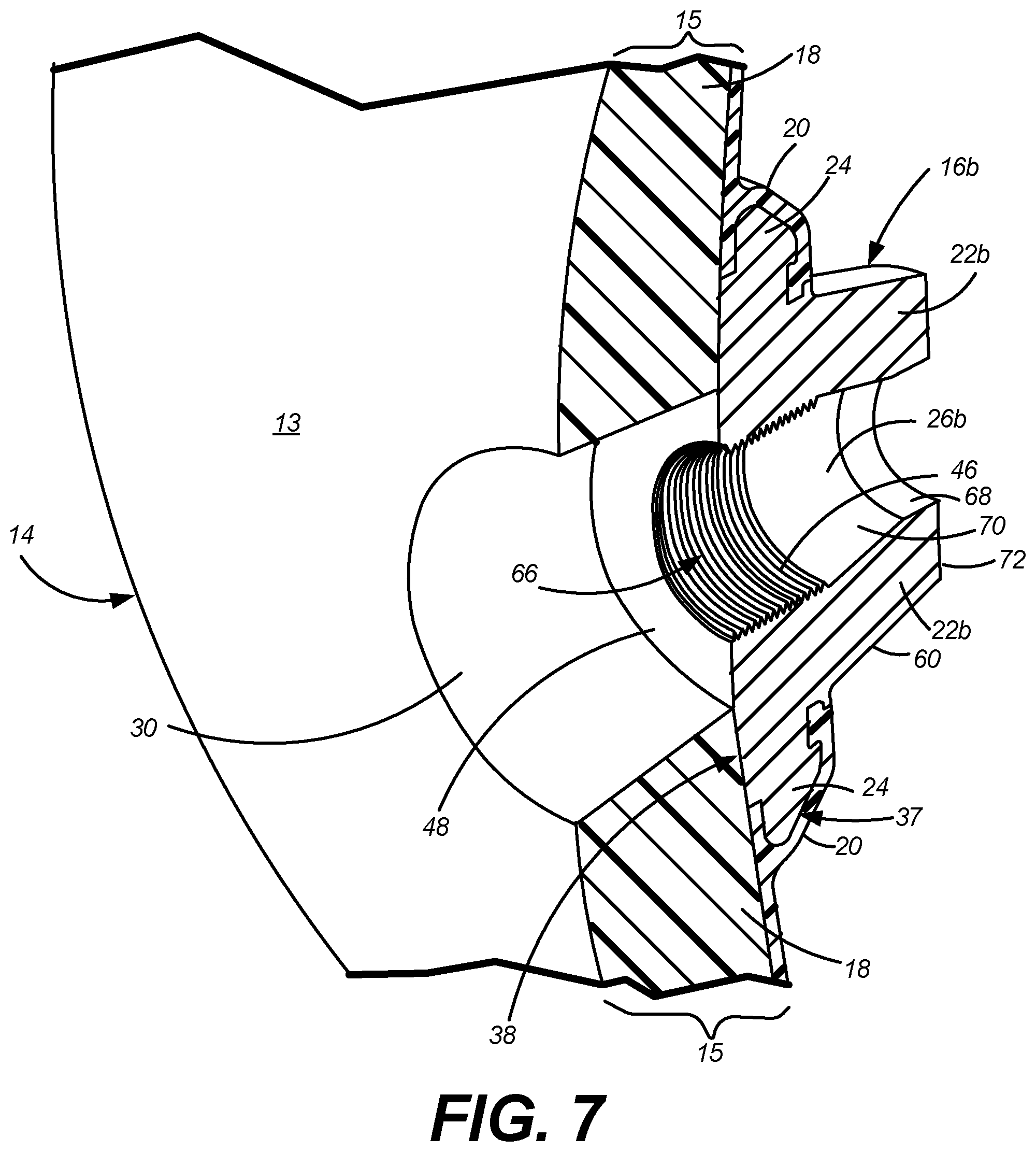 Patent US12422102 Figure 6 – Boss with inverted neck