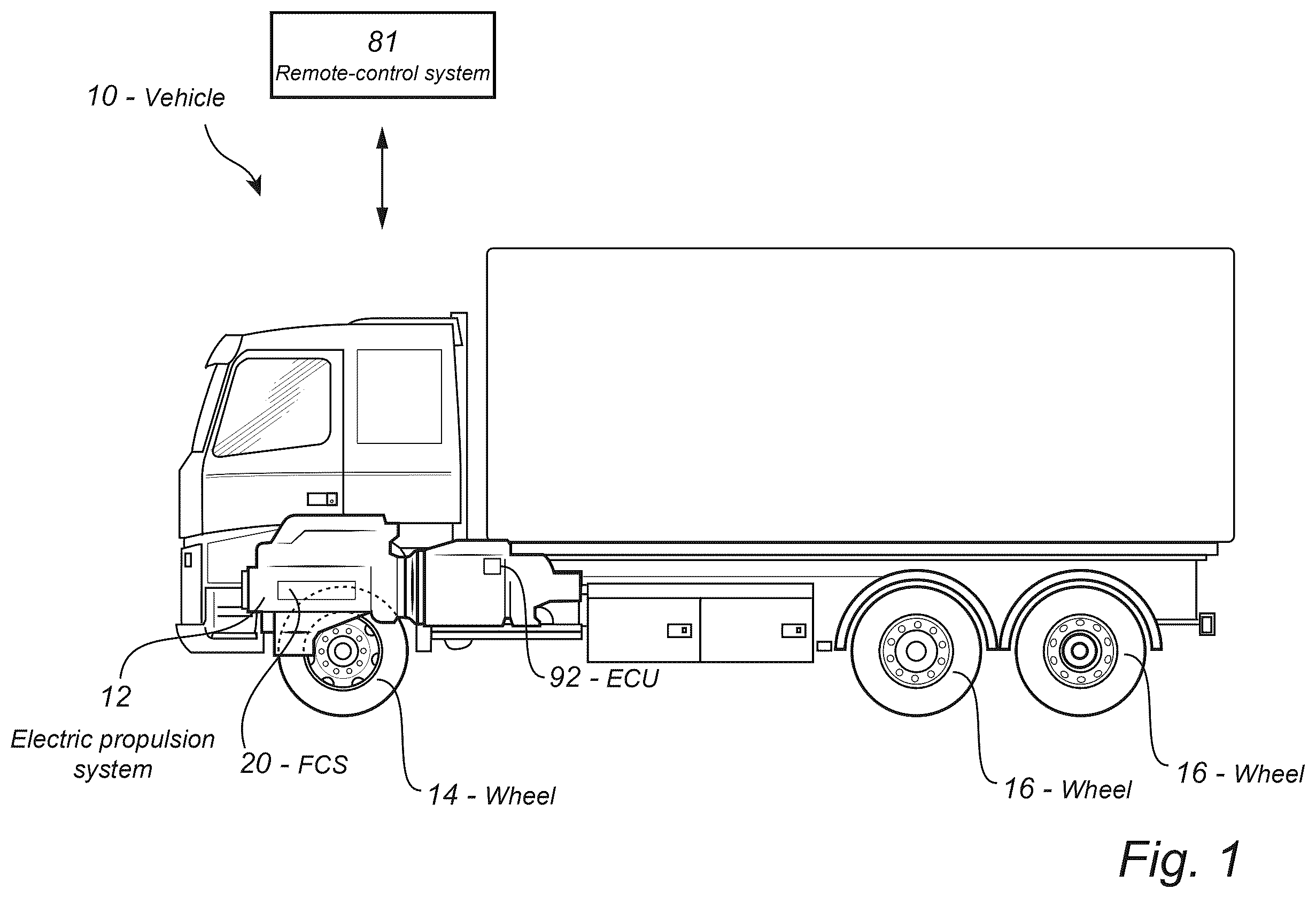 Patent US12422104 Figure 1 – Method for controlling purging of hydrogen from a hydrogen circuit of a vehicle