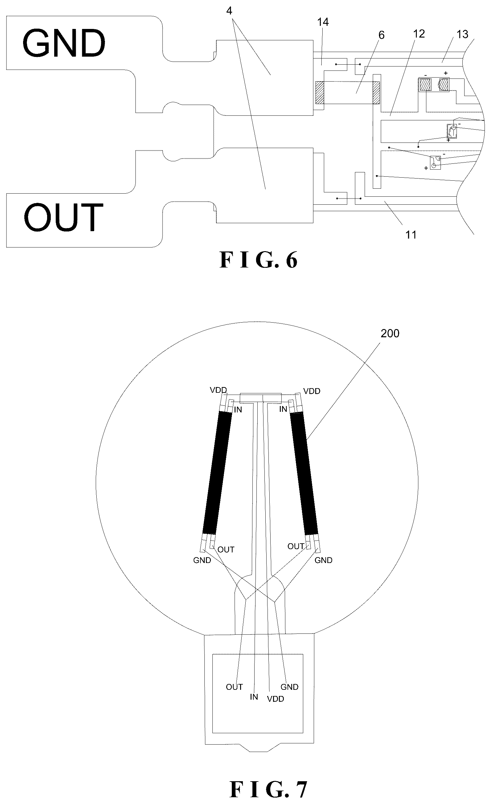 Patent US12422108 Figure 3 – LED filament and lamp