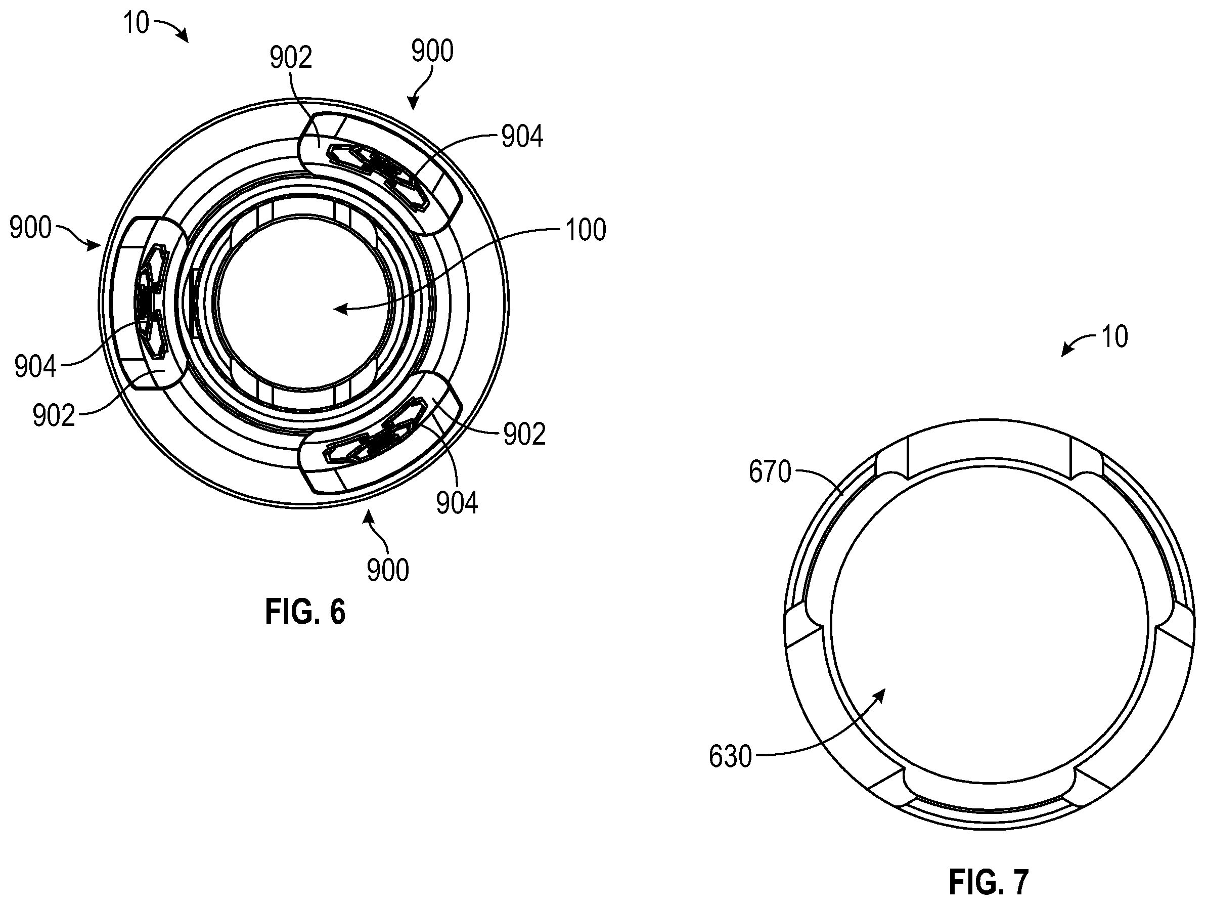 Patent US12422110 Figure 3 – Portable lighting device with an illuminated indicia