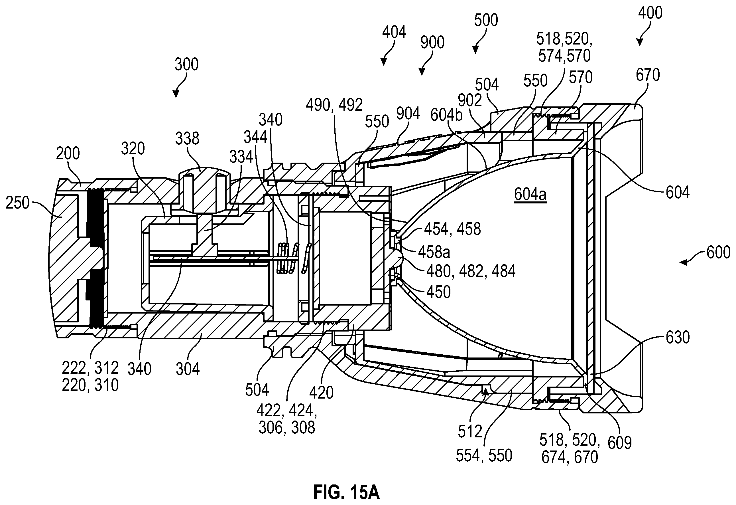 Patent US12422110 Figure 10 – Portable lighting device with an illuminated indicia
