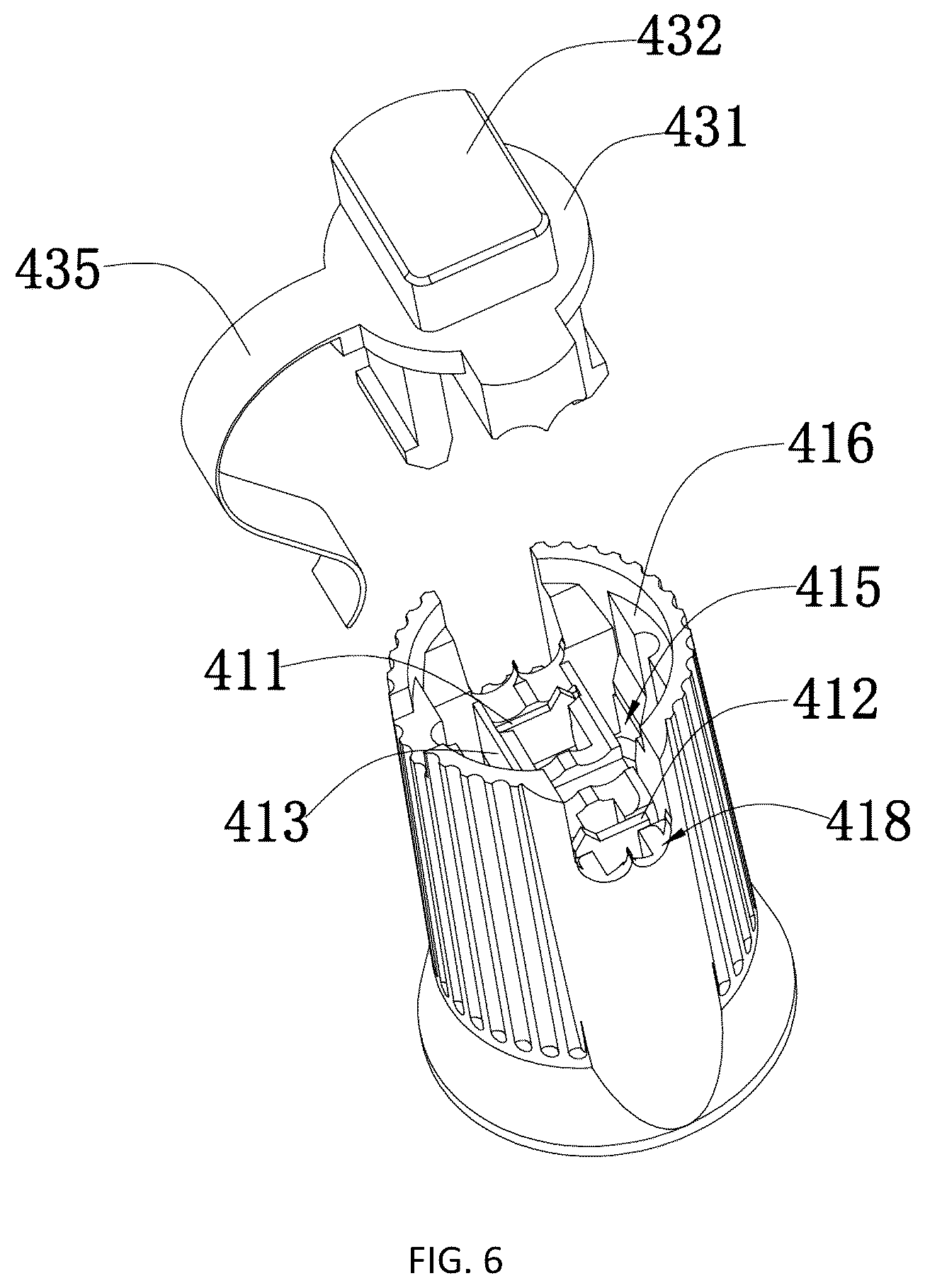 Patent US12422111 Figure 6 – Light string with replaceable decorative covers