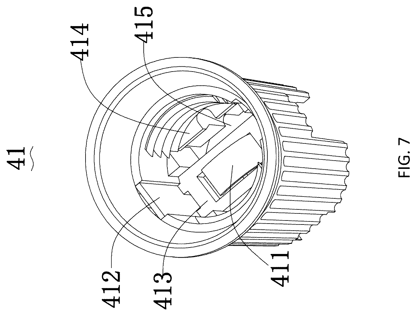 Patent US12422111 Figure 7 – Light string with replaceable decorative covers