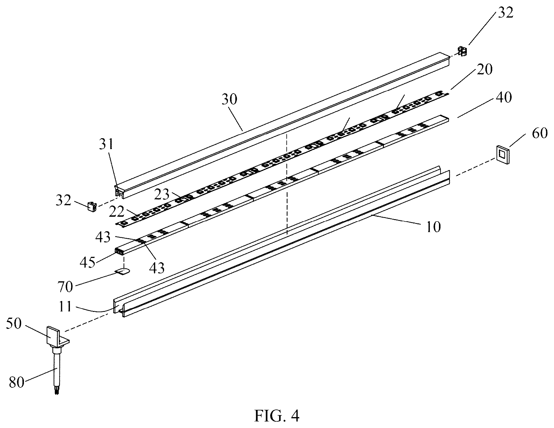 Patent US12422112 Figure 4 – Multi-angle bendable neon light and processing method therefor