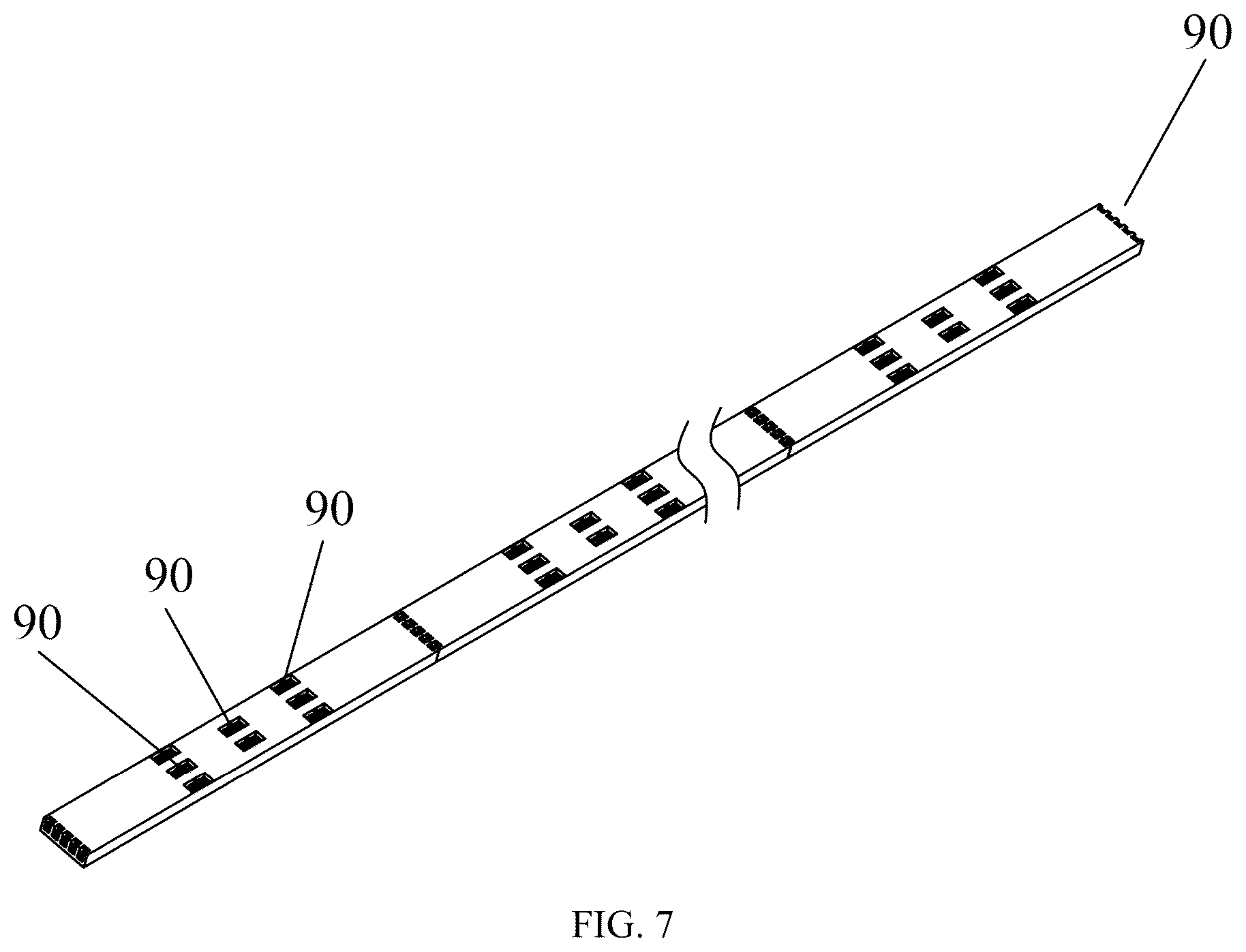 Patent US12422112 Figure 7 – Multi-angle bendable neon light and processing method therefor