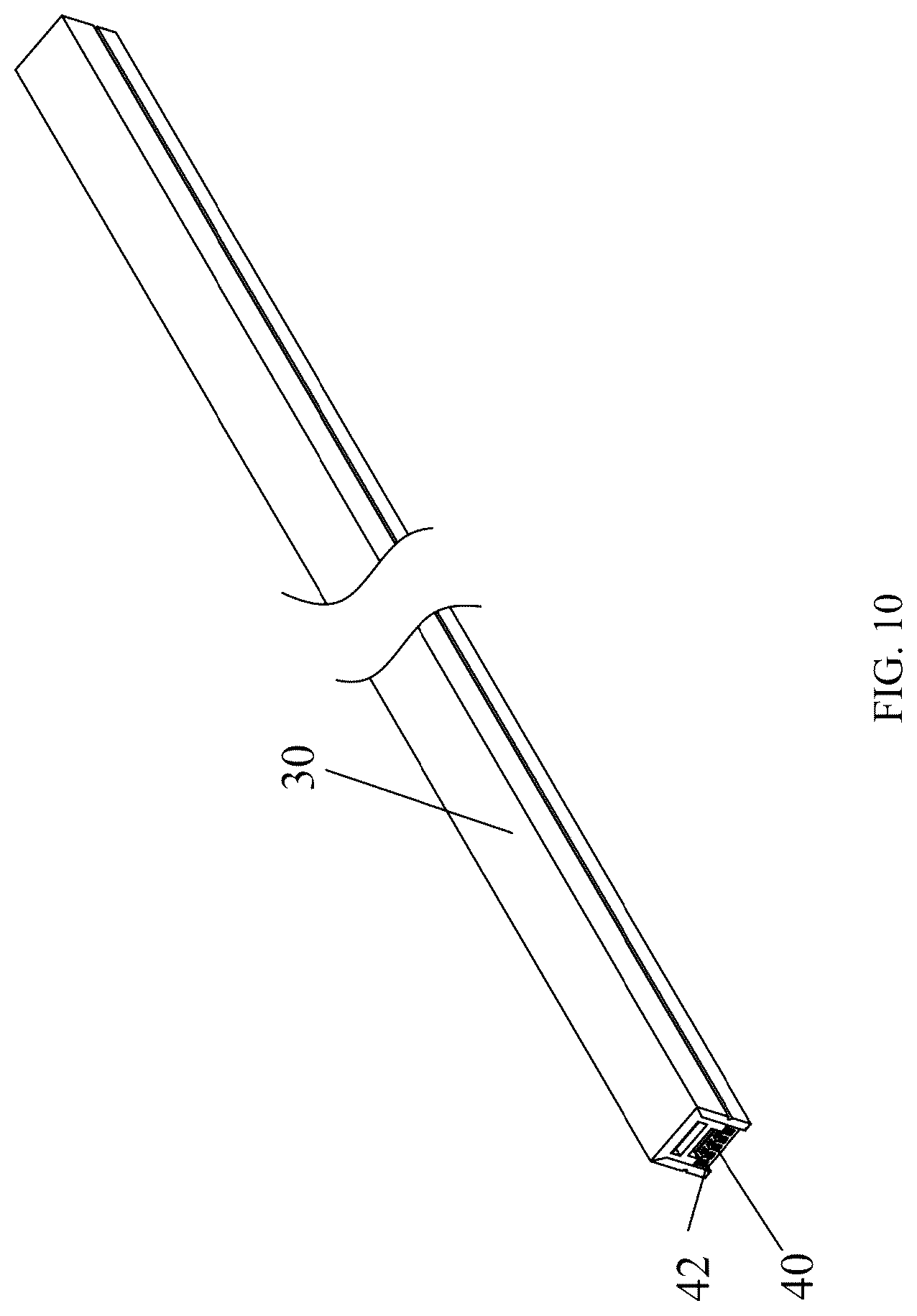 Patent US12422112 Figure 10 – Multi-angle bendable neon light and processing method therefor
