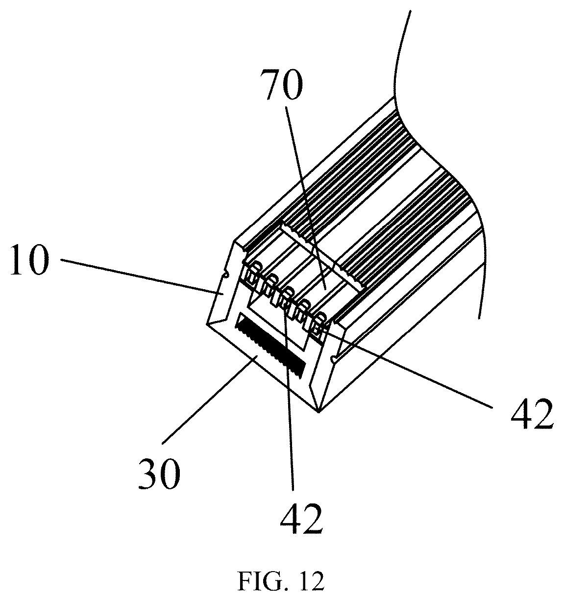 Patent US12422112 Figure 12 – Multi-angle bendable neon light and processing method therefor