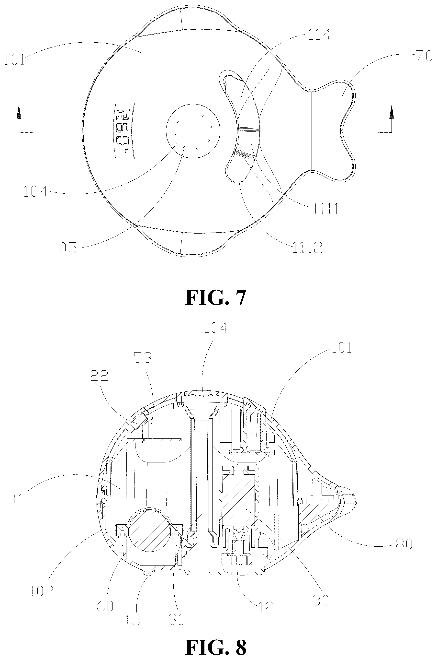 Patent US12422114 Figure 7 – Temperature measurable fountain lamp