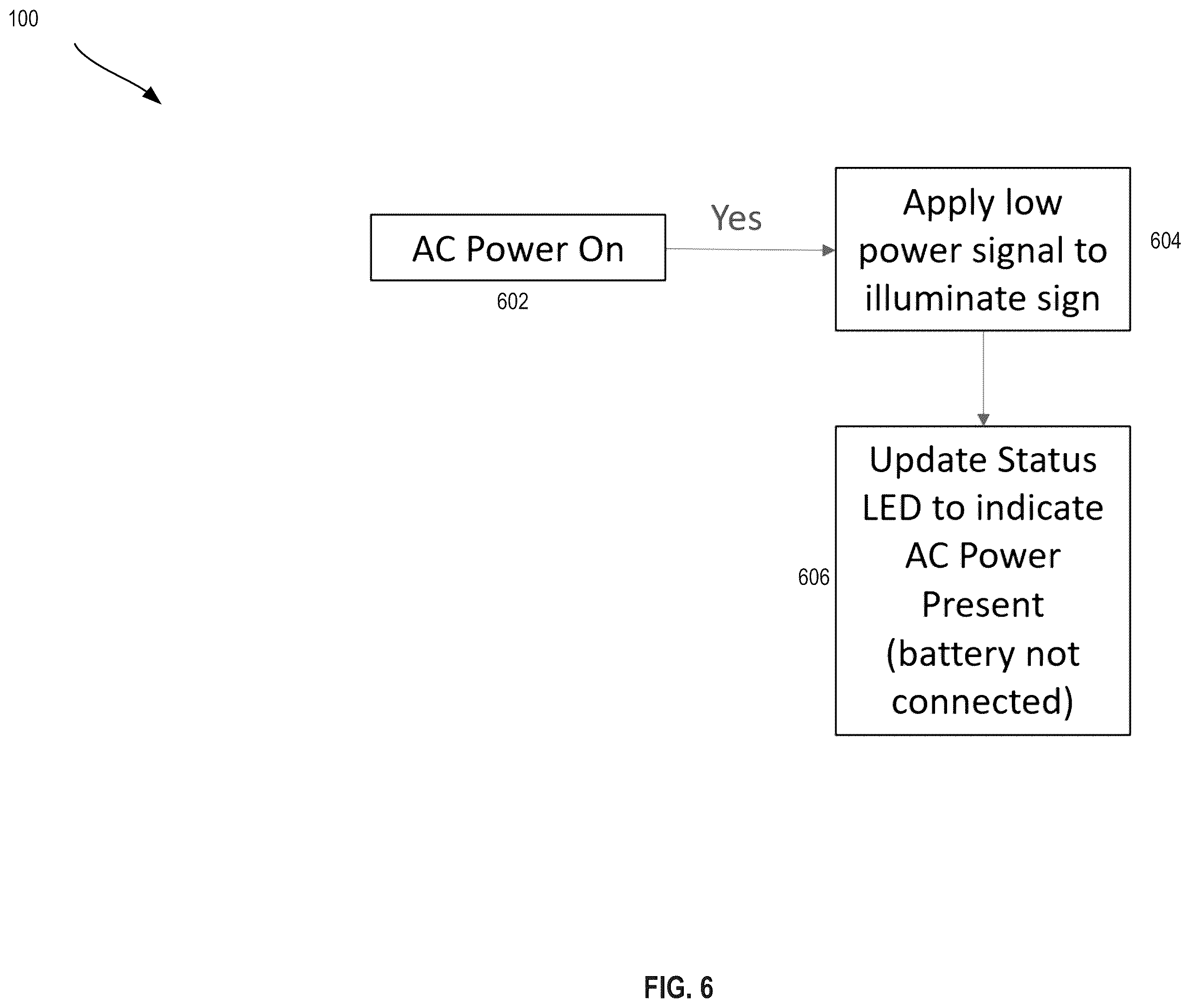 Patent US12422115 Figure 5 – Lighting device with battery backup