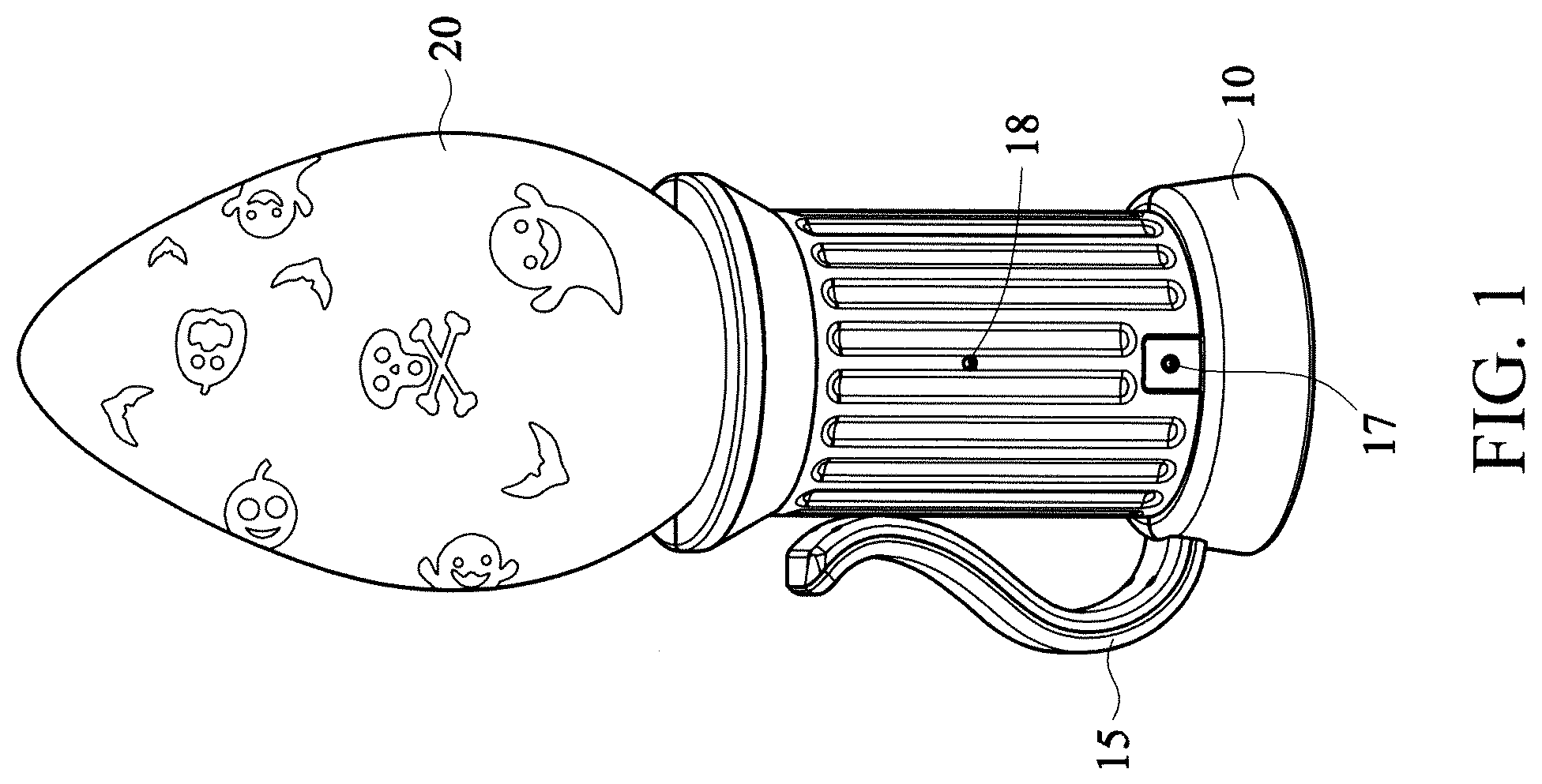 Patent US12422117 Figure 1 – Light-emitting device