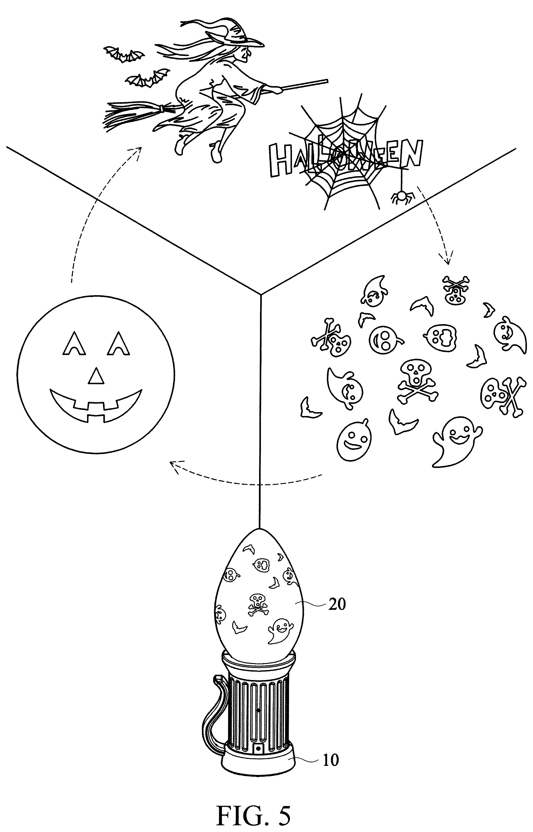 Patent US12422117 Figure 5 – Light-emitting device