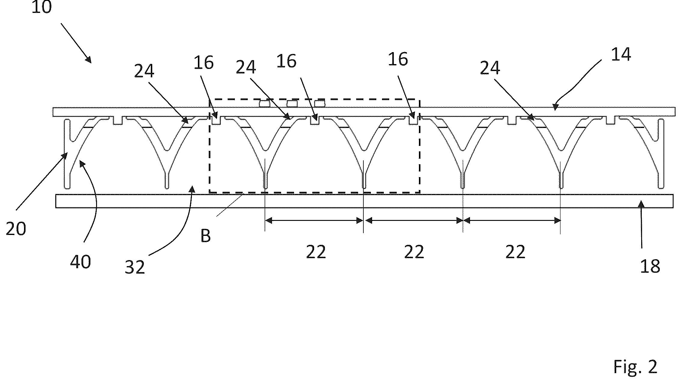 Patent US12422118 Figure 2 – Lighting device, lighting system and motor vehicle