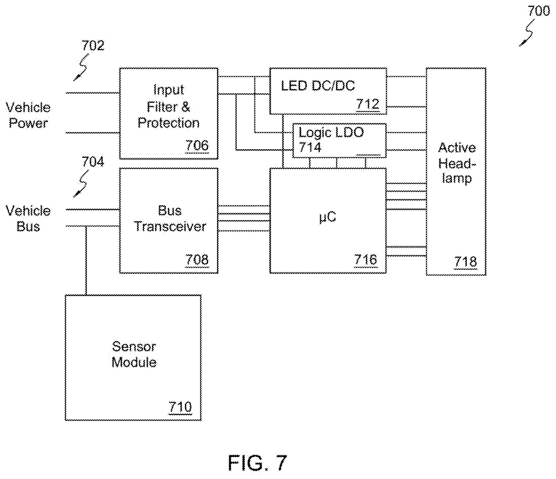 Patent US12422119 Figure 4 – LED module for vehicle headlight and vehicle headlight with such LED module
