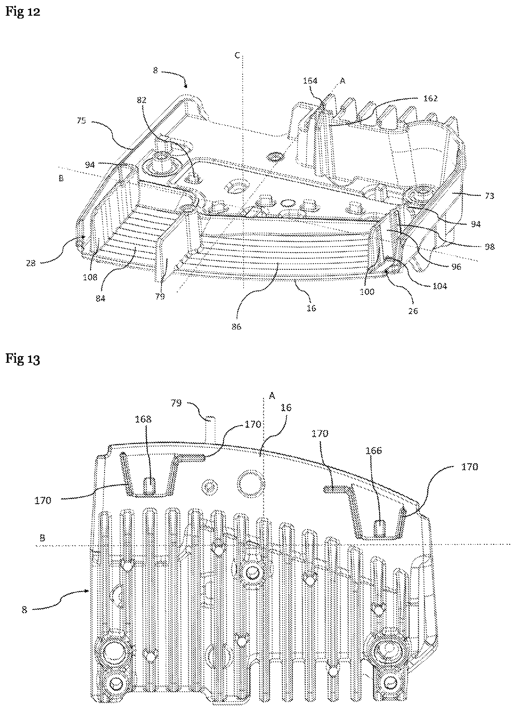 Patent US12422121 Figure 8 – Optical element and light module of a motor vehicle equipped with such an optical element