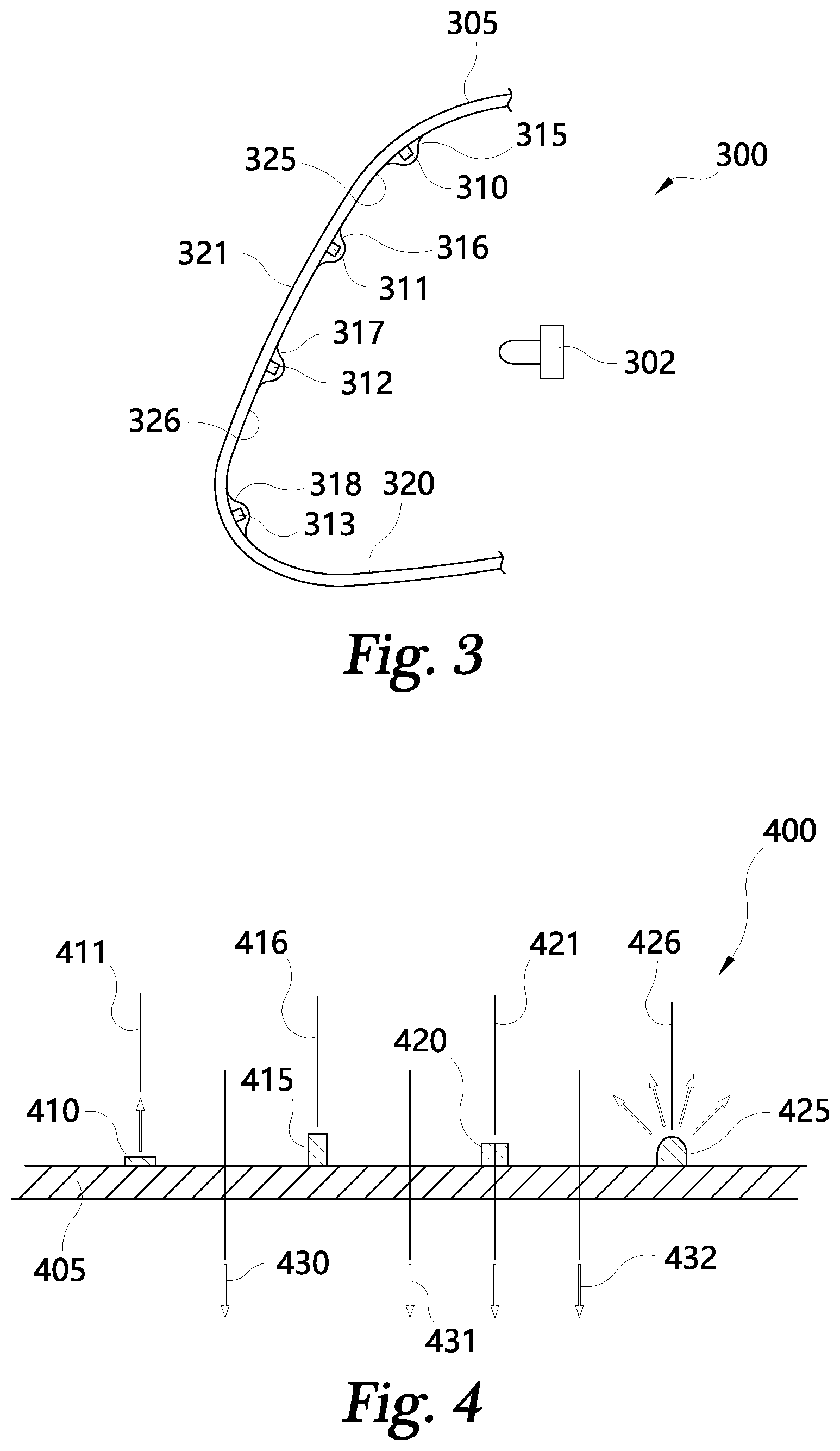 Patent US12422122 Figure 3 – Deicing system for an automotive lamp