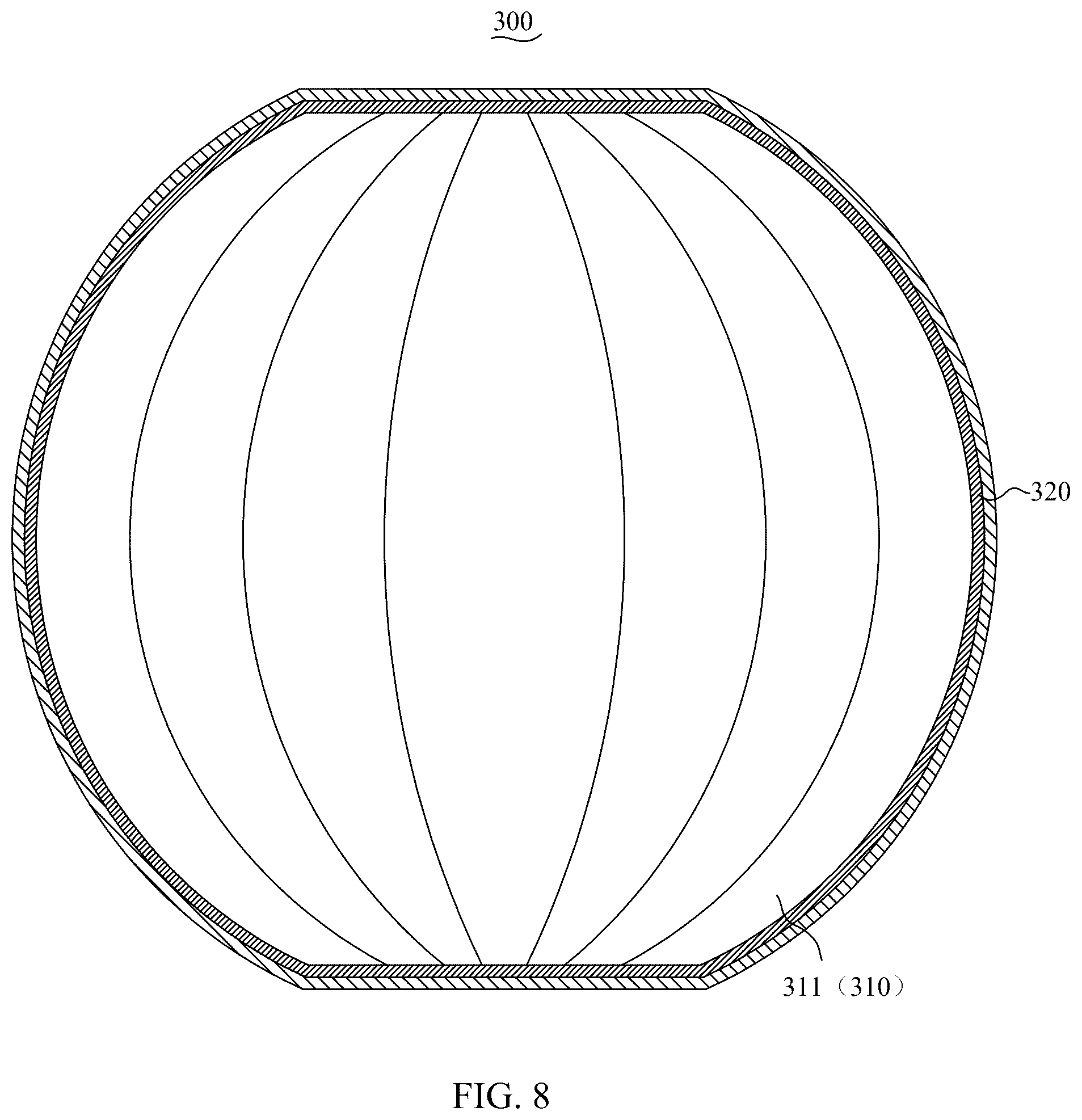 Patent US12422123 Figure 7 – Lantern-shaped decorative lamp and lighting device