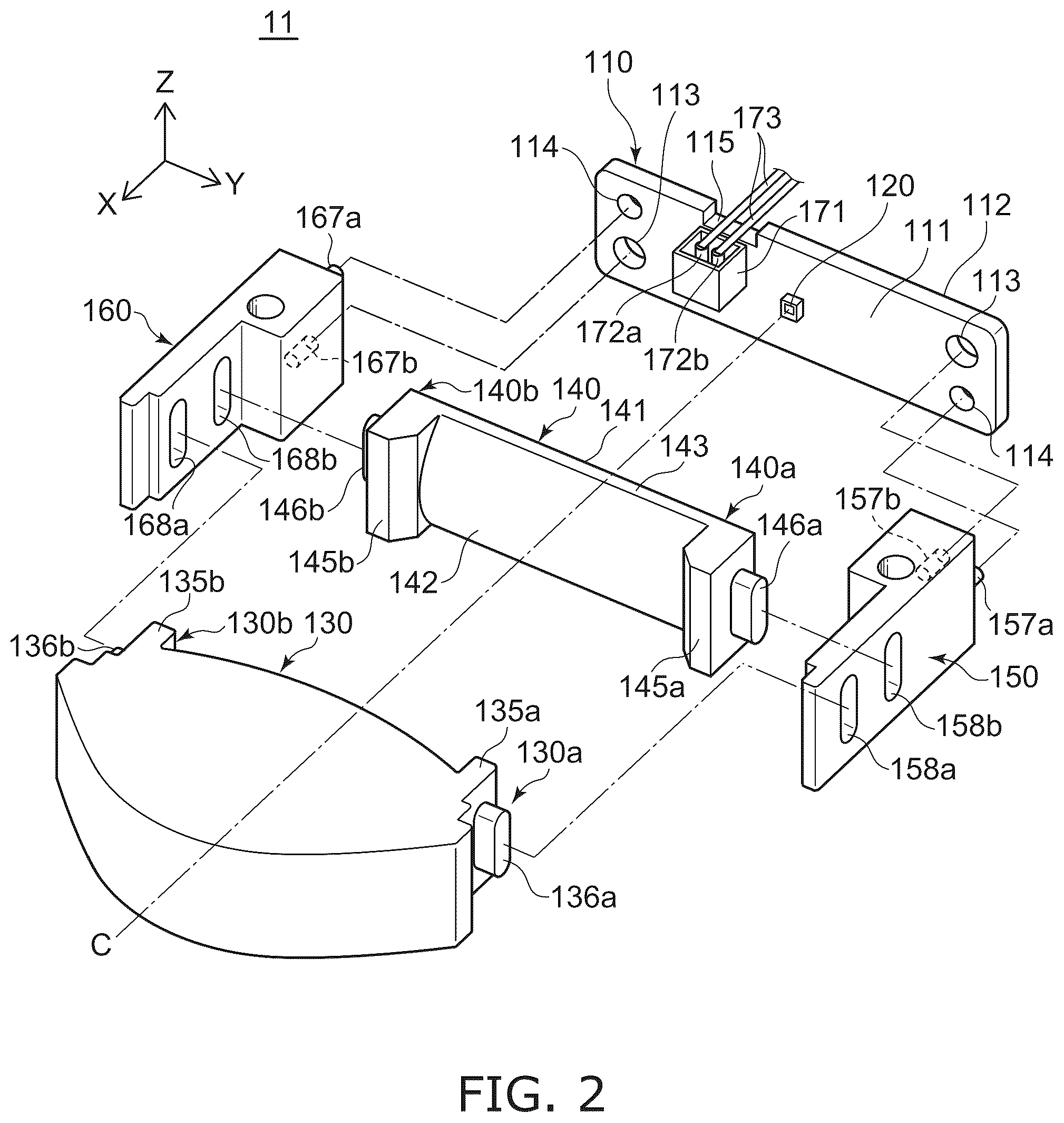 Patent US12422127 Figure 2 – Lighting module and lighting device