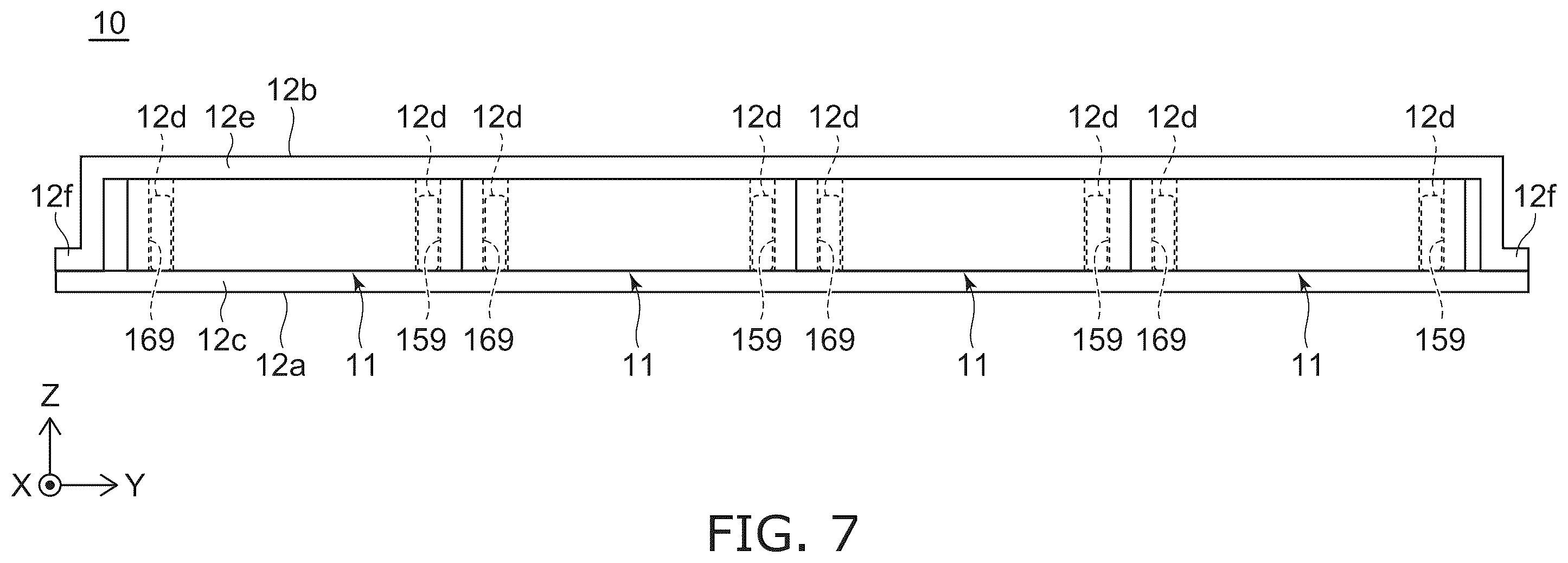 Patent US12422127 Figure 7 – Lighting module and lighting device