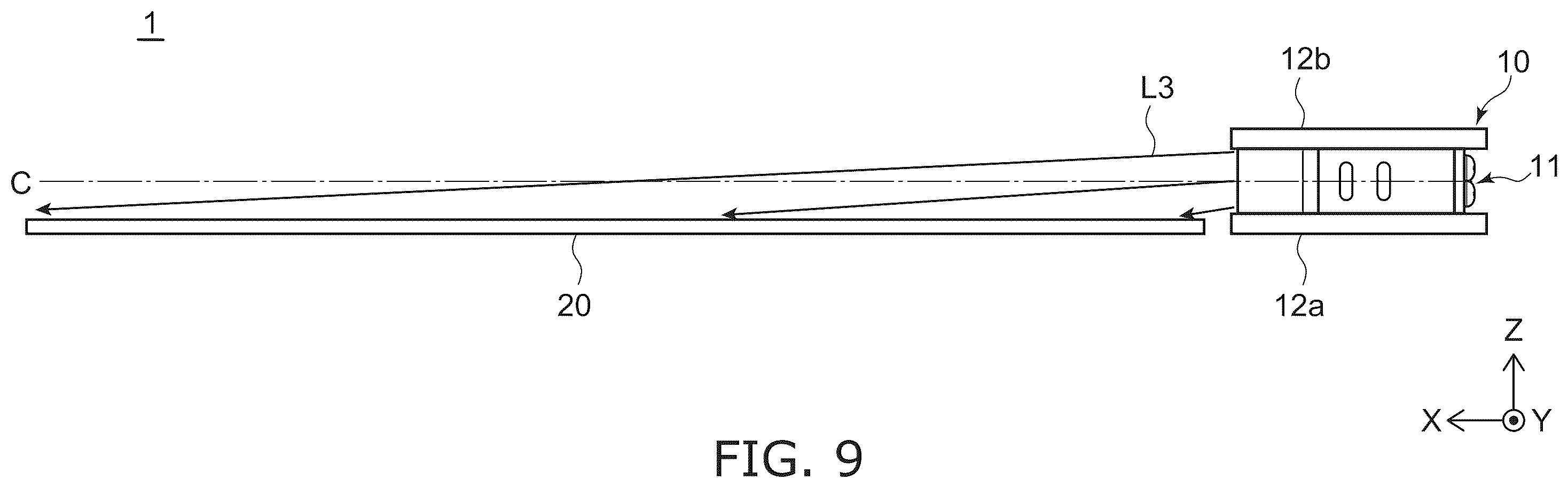 Patent US12422127 Figure 9 – Lighting module and lighting device