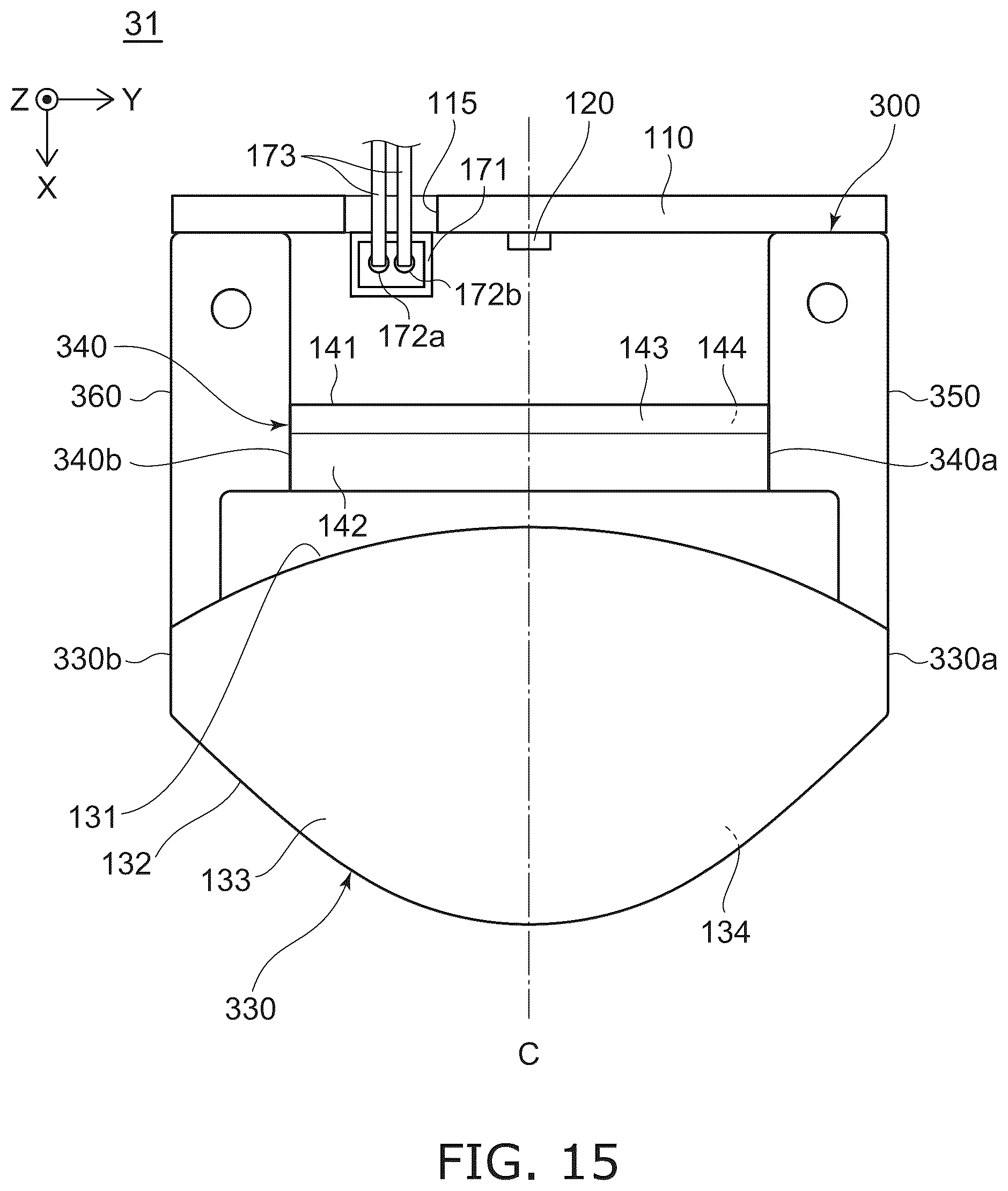 Patent US12422127 Figure 15 – Lighting module and lighting device