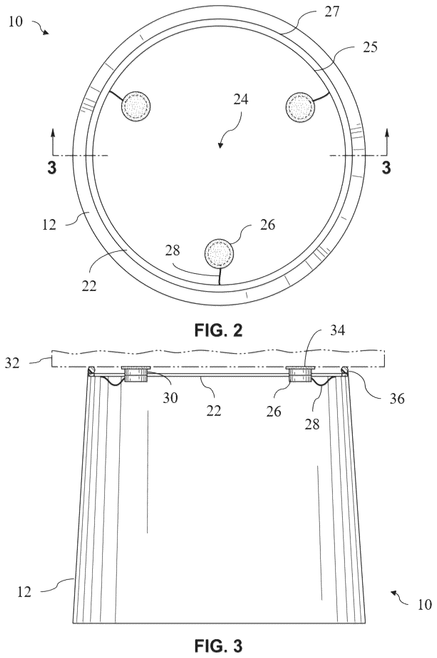Patent US12422128 Figure 3 – Decorative assembly for a light fixture