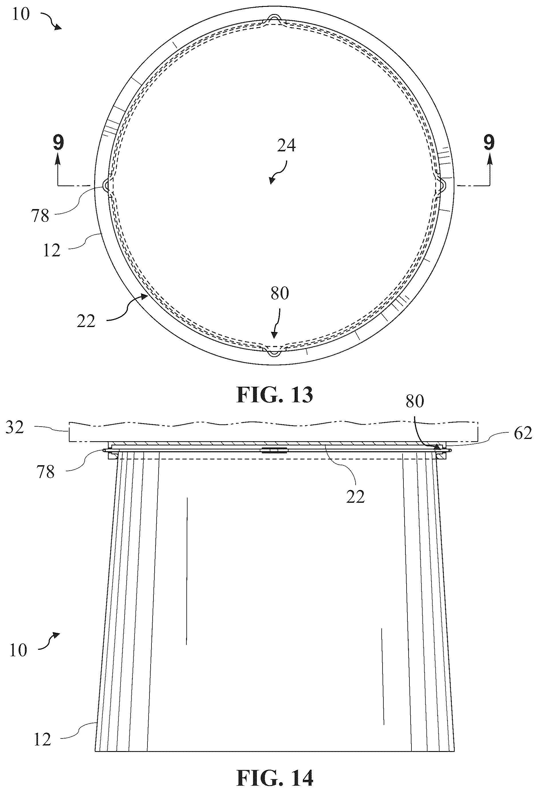 Patent US12422128 Figure 9 – Decorative assembly for a light fixture