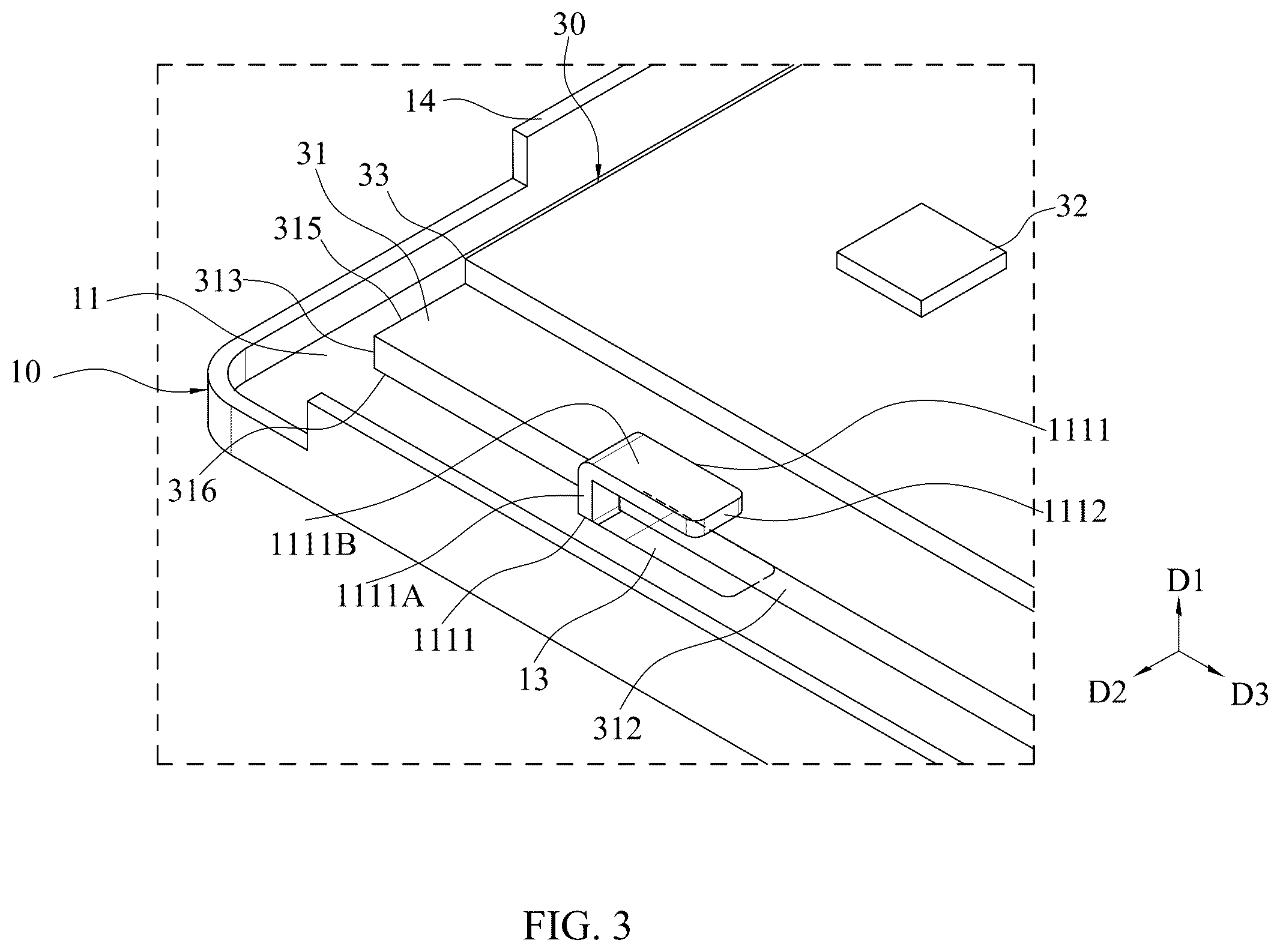 Patent US12422129 Figure 3 – Backlight module and assembly method thereof