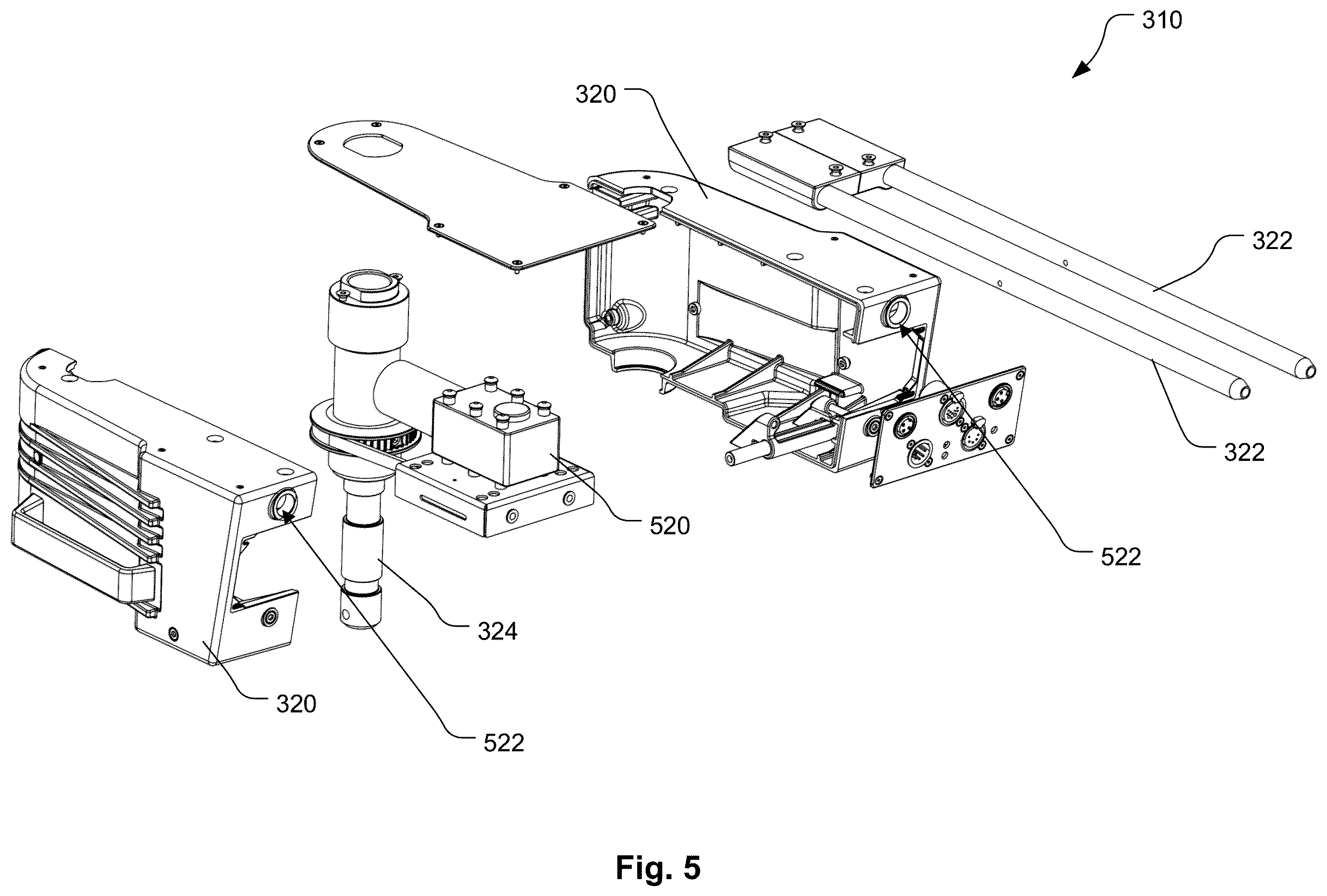 Patent US12422132 Figure 5 – Remote light adjustment apparatus for audio-visual applications