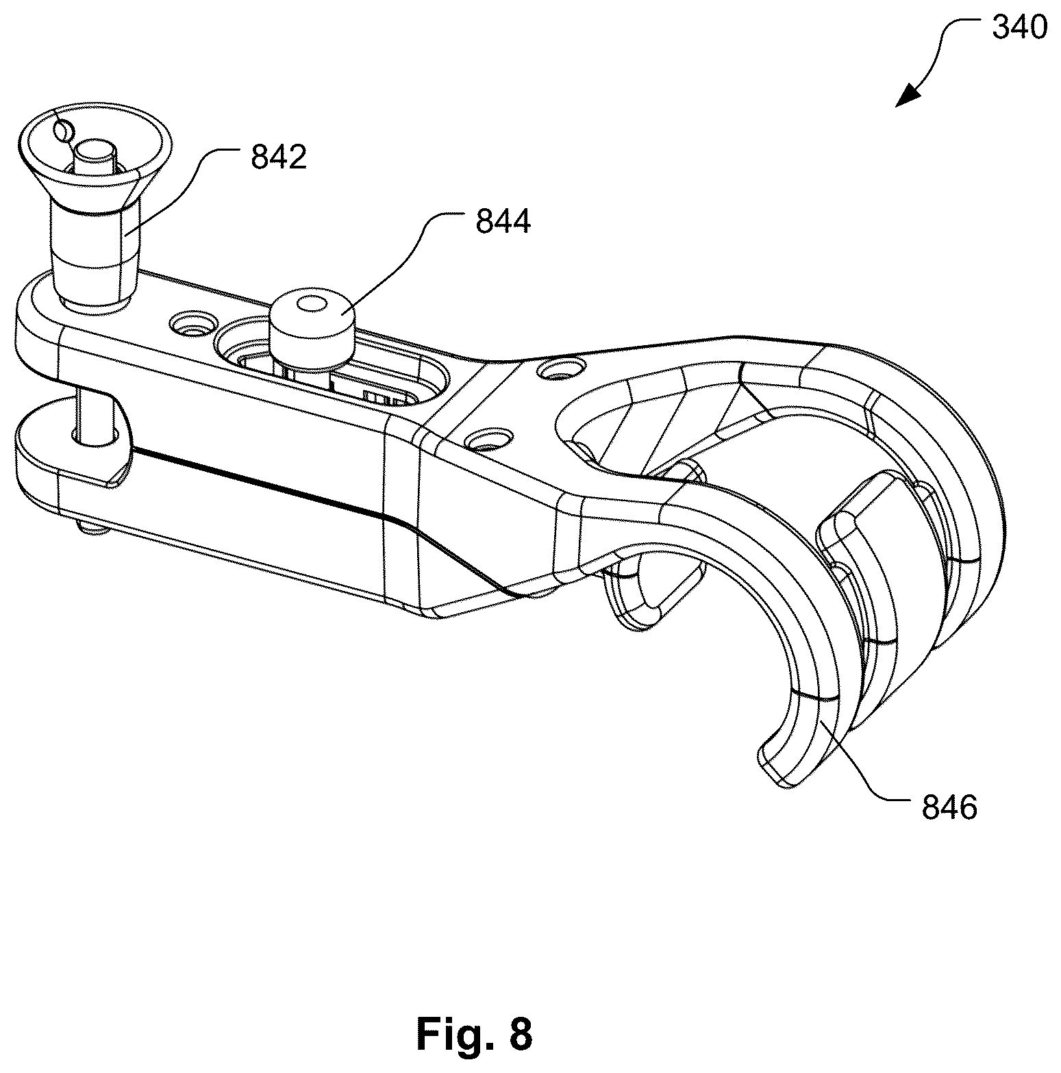 Patent US12422132 Figure 8 – Remote light adjustment apparatus for audio-visual applications