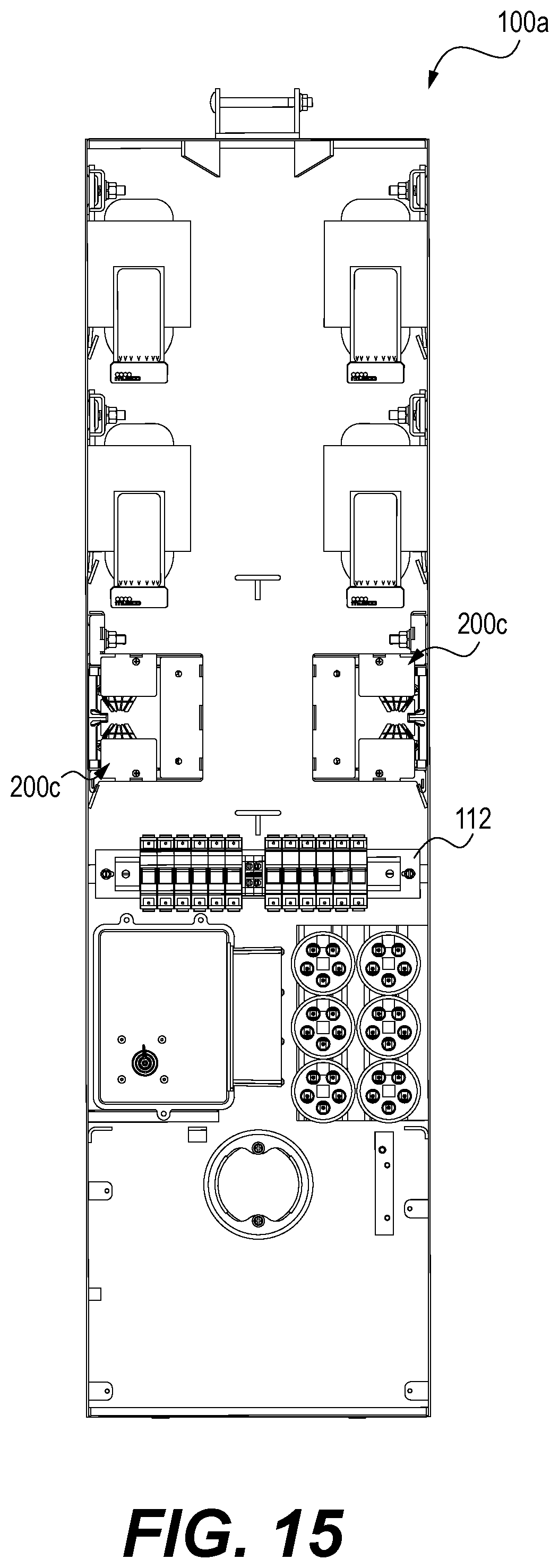 Patent US12422133 Figure 12 – LED luminaire for retrofitting a lighting system with LED lights