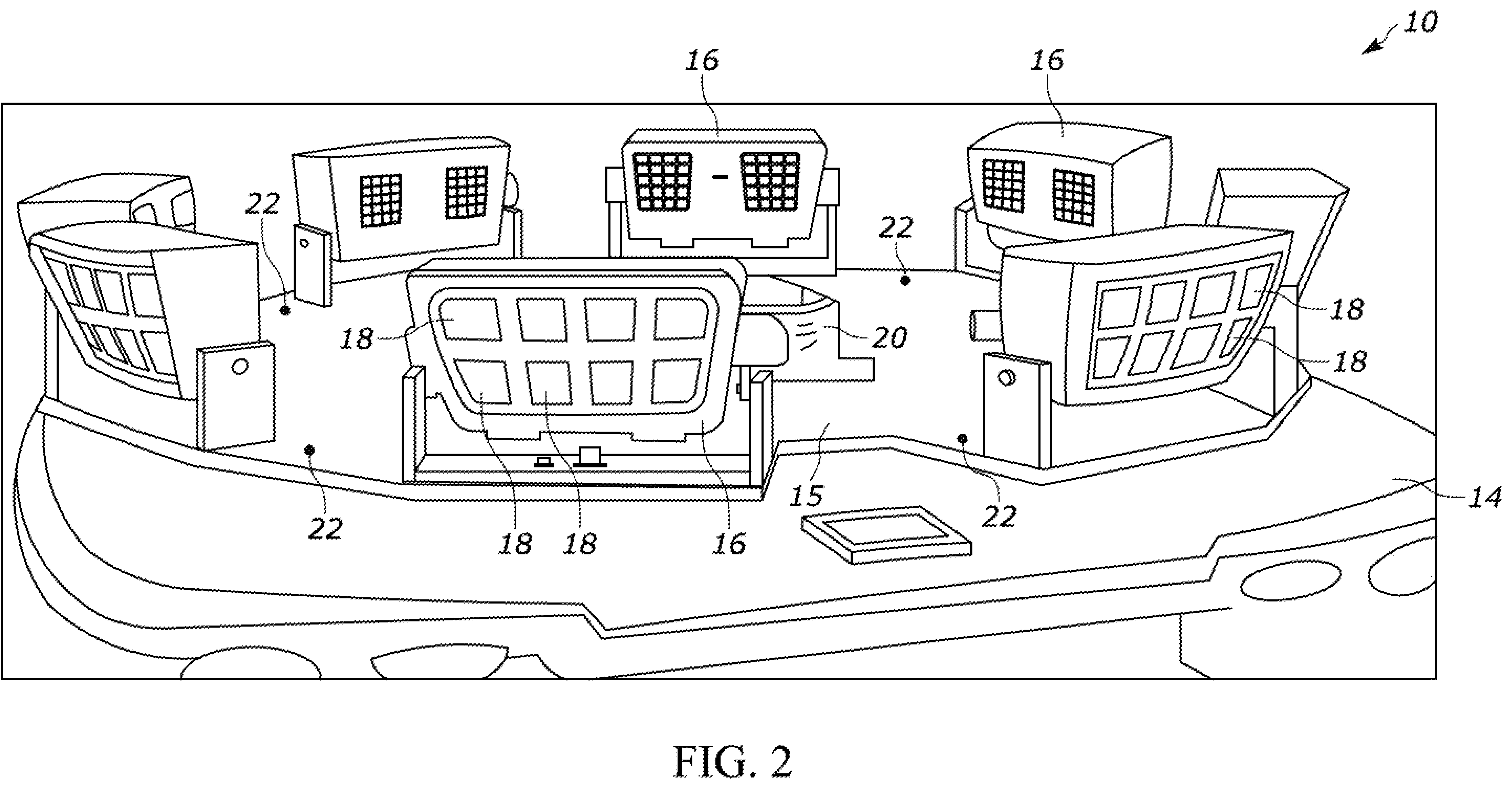Patent US12422135 Figure 2 – Vehicle lighting system having illumination characteristics that vary based on detected object class