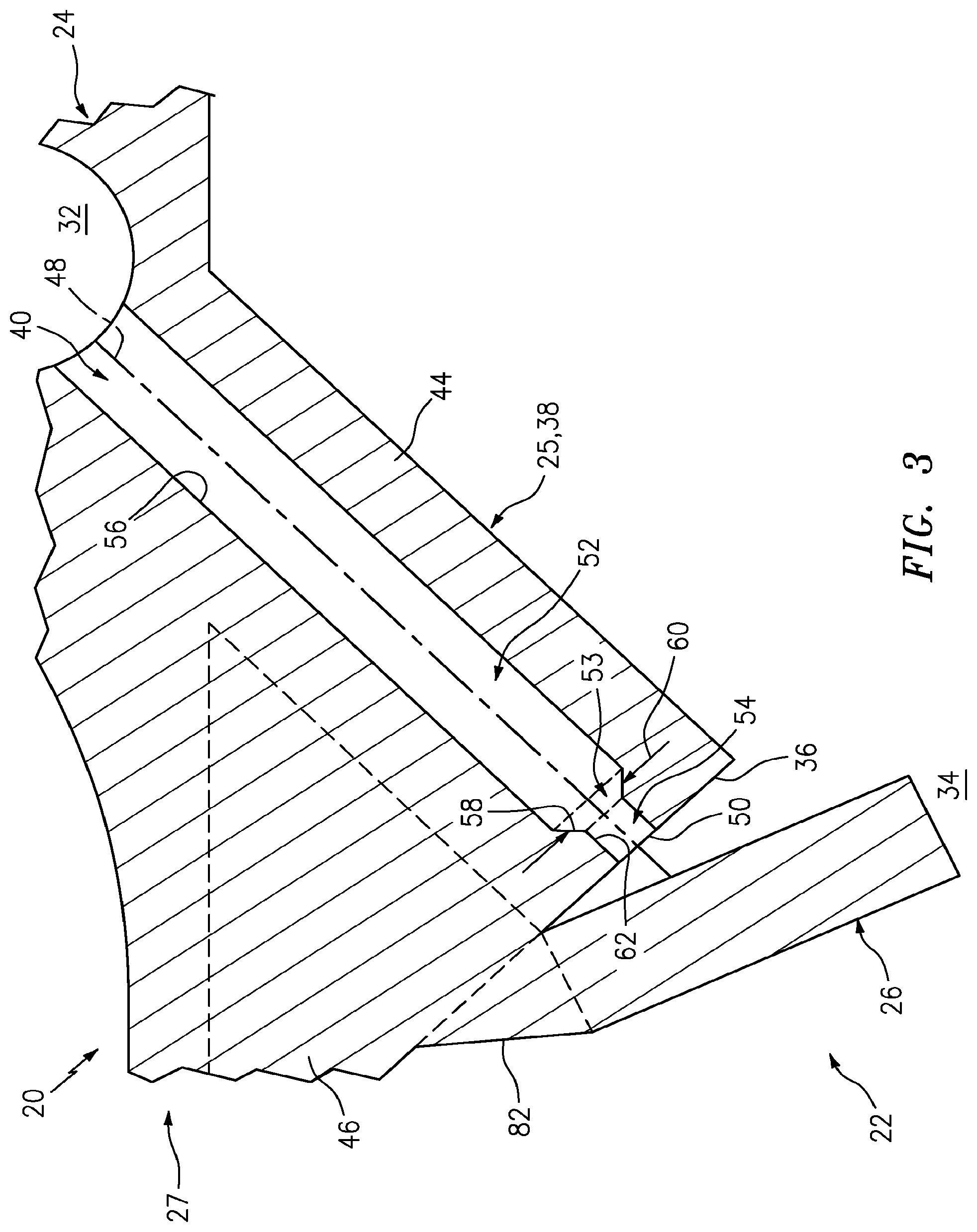 Patent US12422142 Figure 3 – Fuel injector assembly for a turbine engine