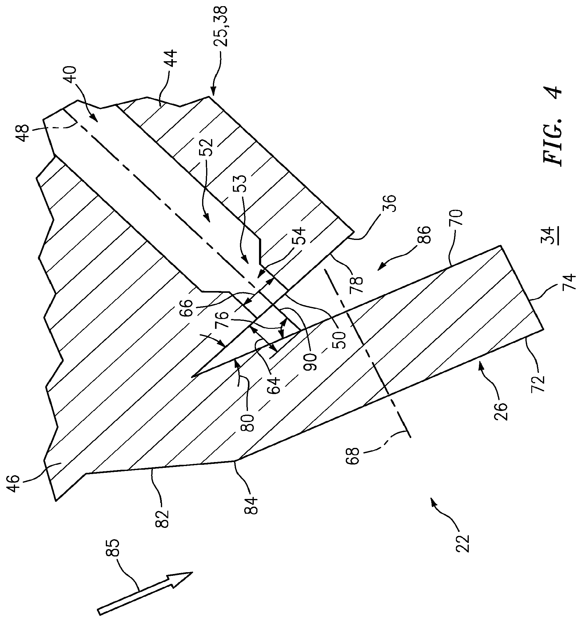 Patent US12422142 Figure 4 – Fuel injector assembly for a turbine engine
