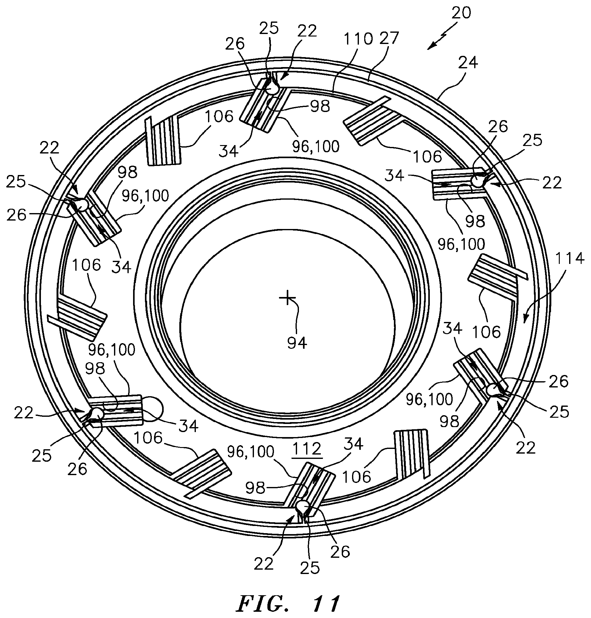 Patent US12422142 Figure 9 – Fuel injector assembly for a turbine engine