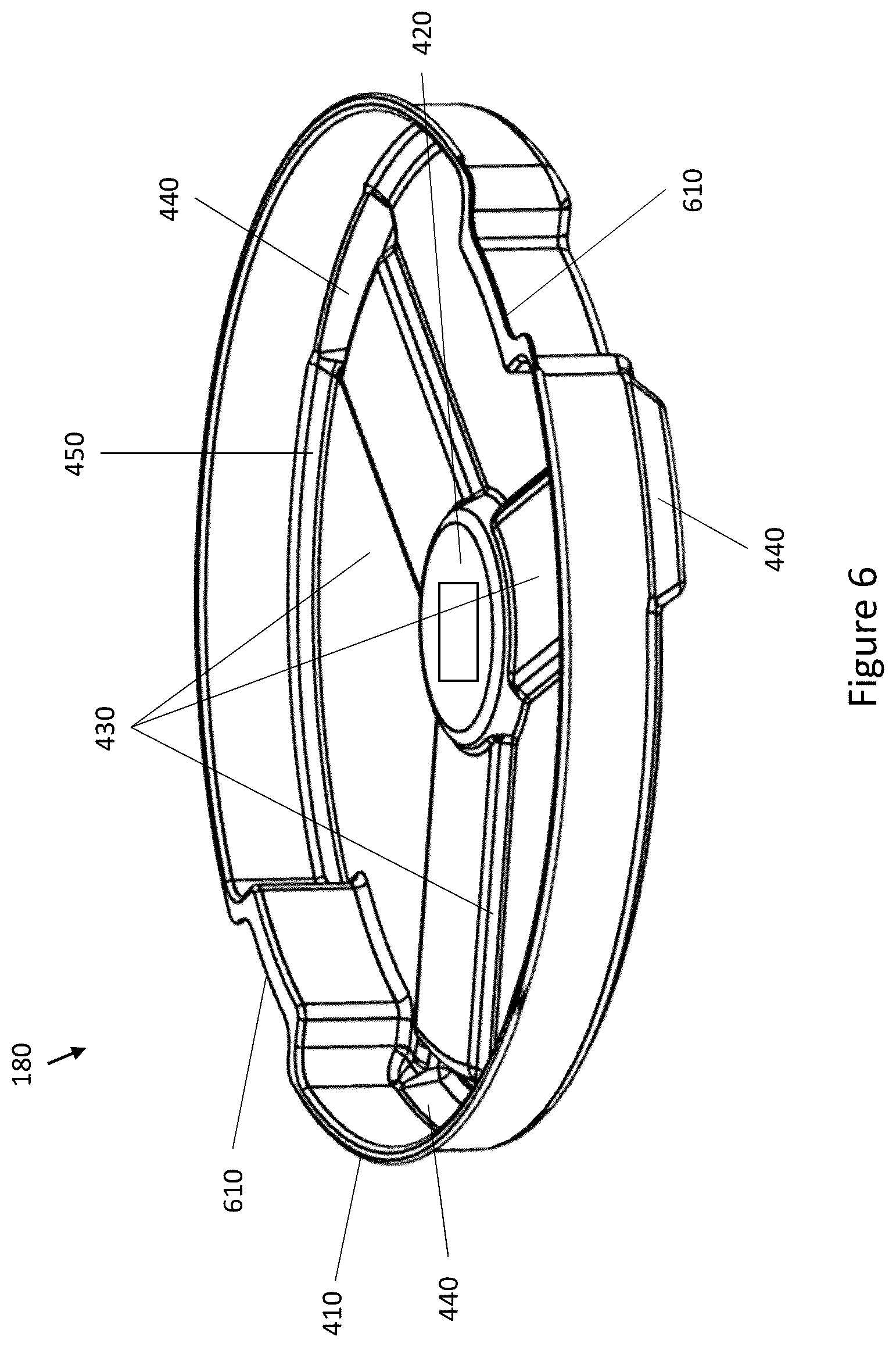 Patent US12422144 Figure 6 – Combustible fuel burning fire pit