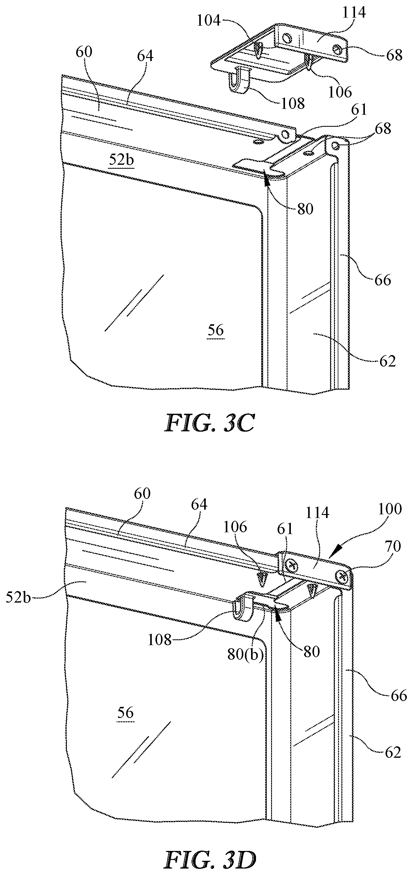 Patent US12422145 Figure 4 – Appliance corner cap